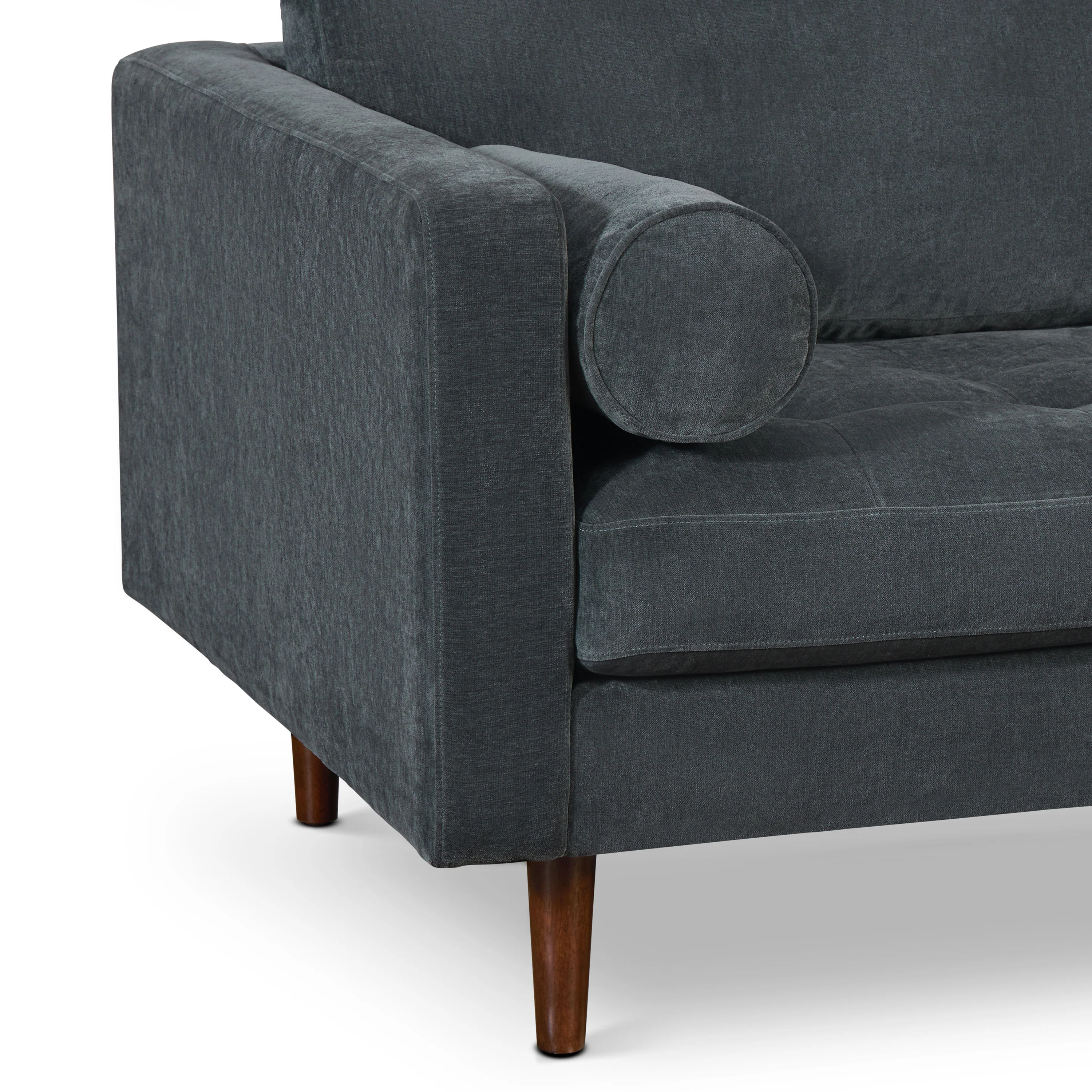 Napa 88.5" Velvet Sofa | Boreal Blue - Image 8
