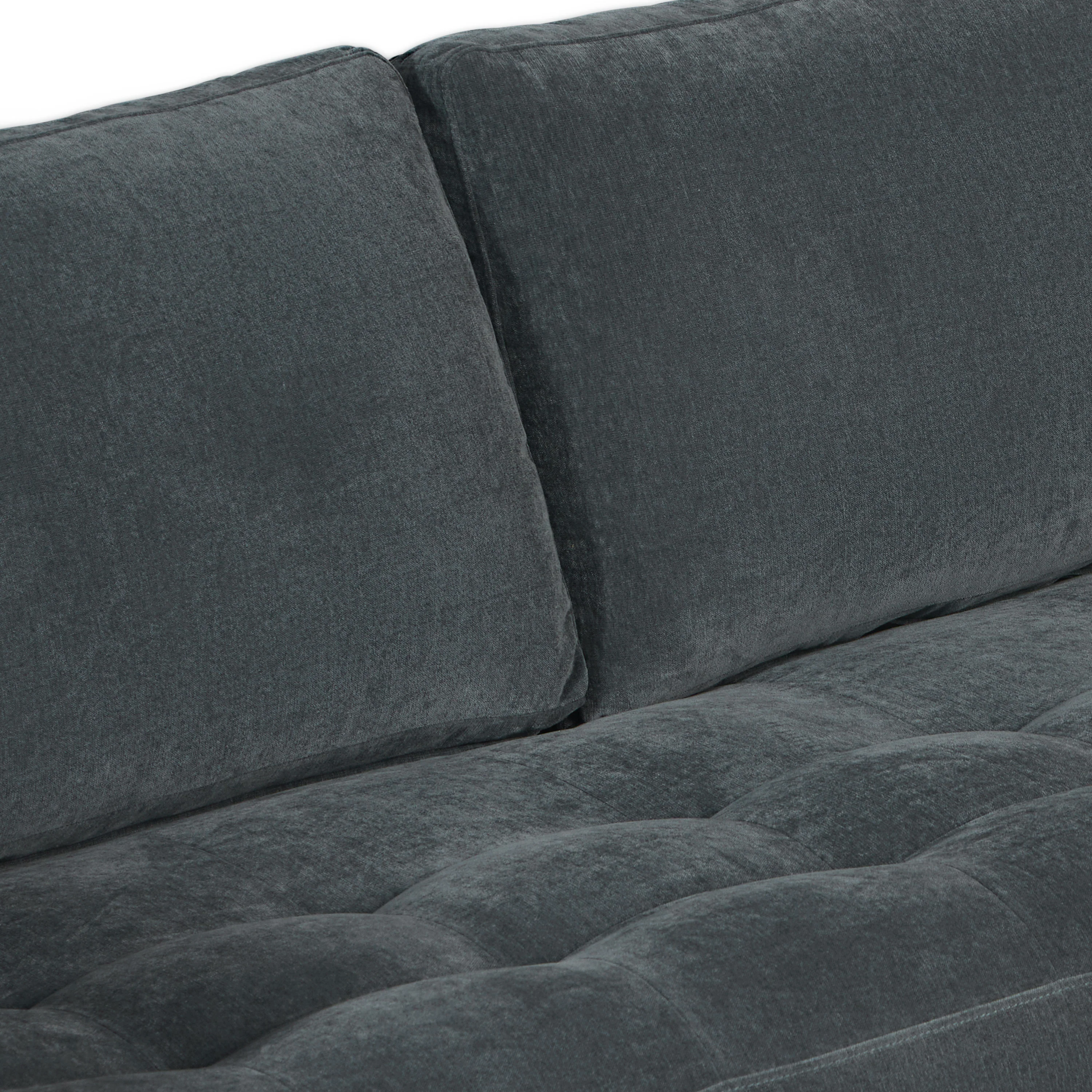 Napa 88.5" Velvet Sofa | Boreal Blue - Image 9