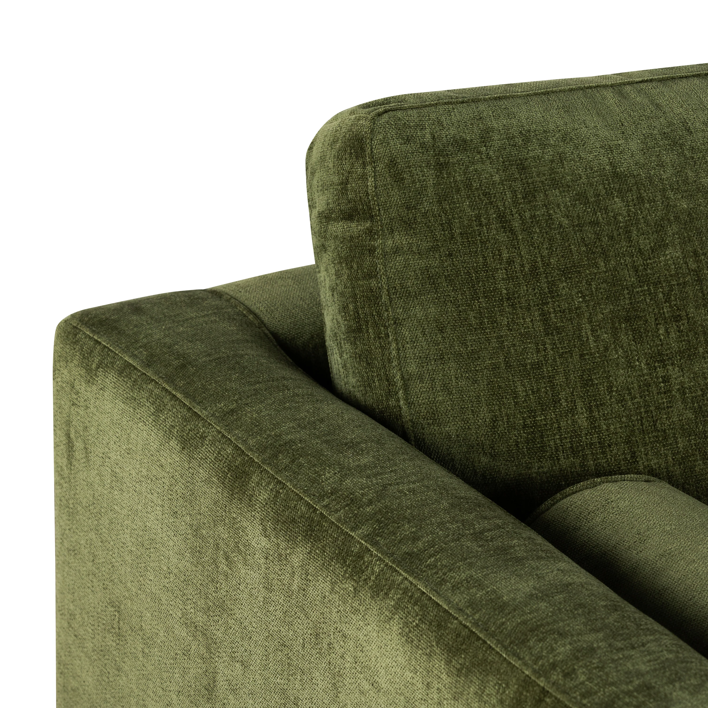 Napa 88.5" Velvet Sofa | Distressed Green Velvet - Image 11