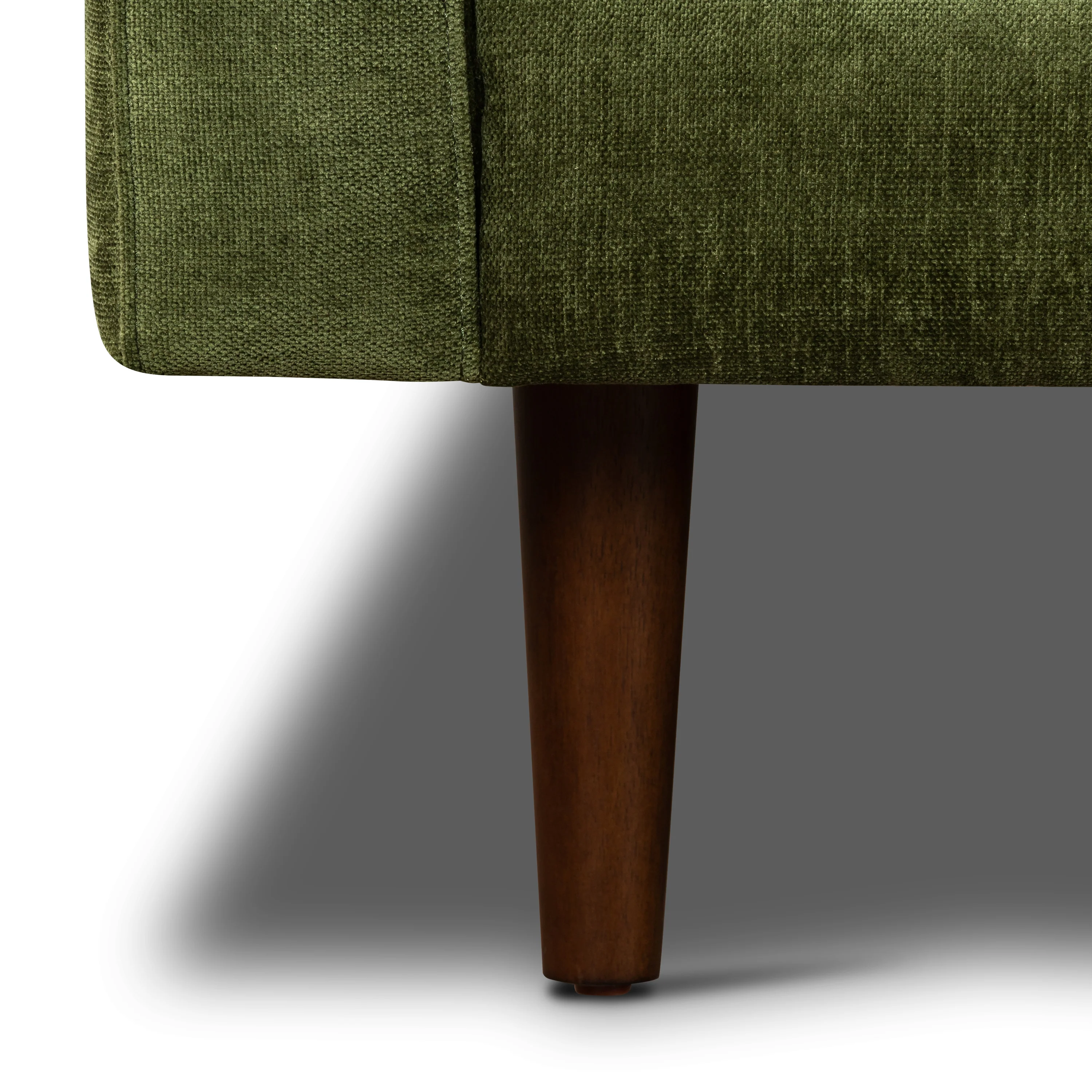 Napa 88.5" Velvet Sofa | Distressed Green Velvet - Image 13