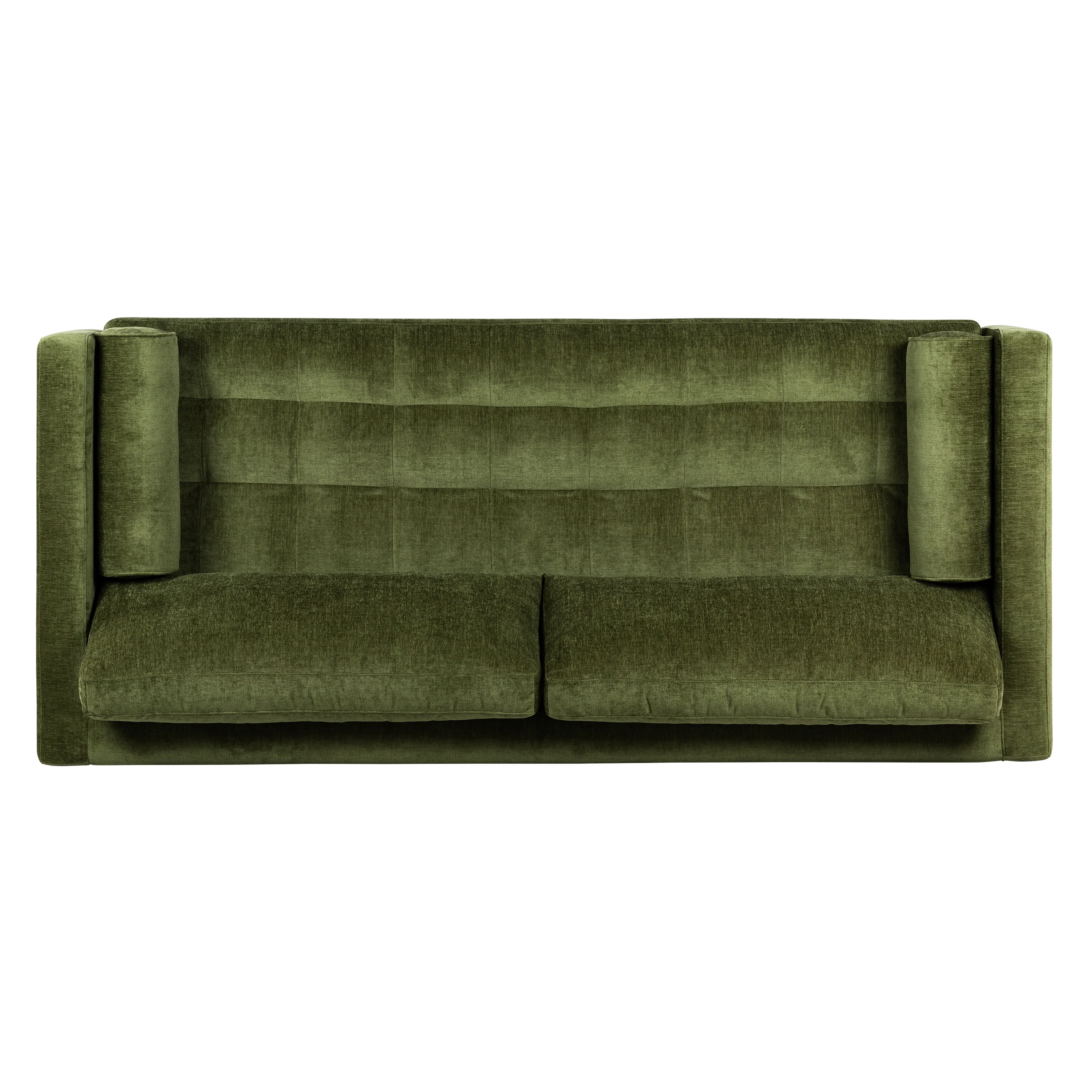 Napa 88.5" Velvet Sofa | Distressed Green Velvet - Image 6