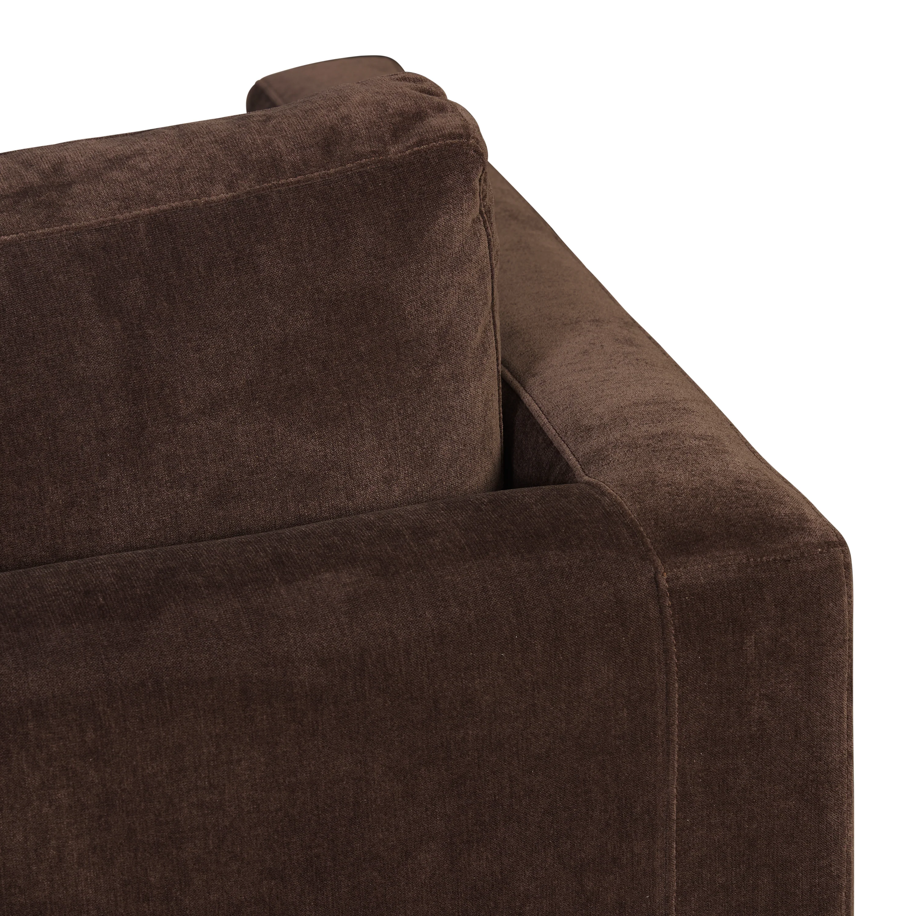 Napa 88.5" Velvet Sofa | Sable Brown - Image 12