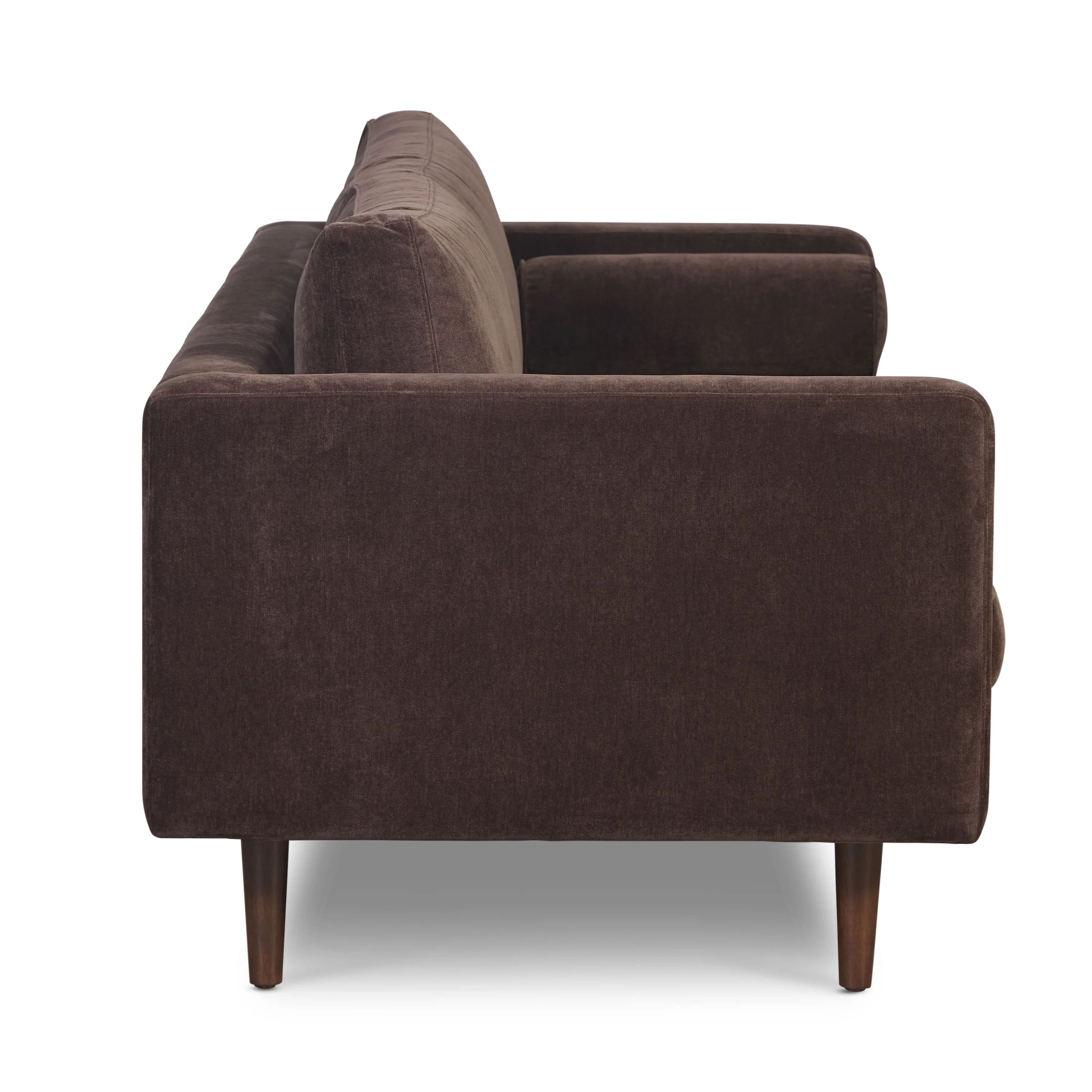 Napa 88.5" Velvet Sofa | Sable Brown - Image 5