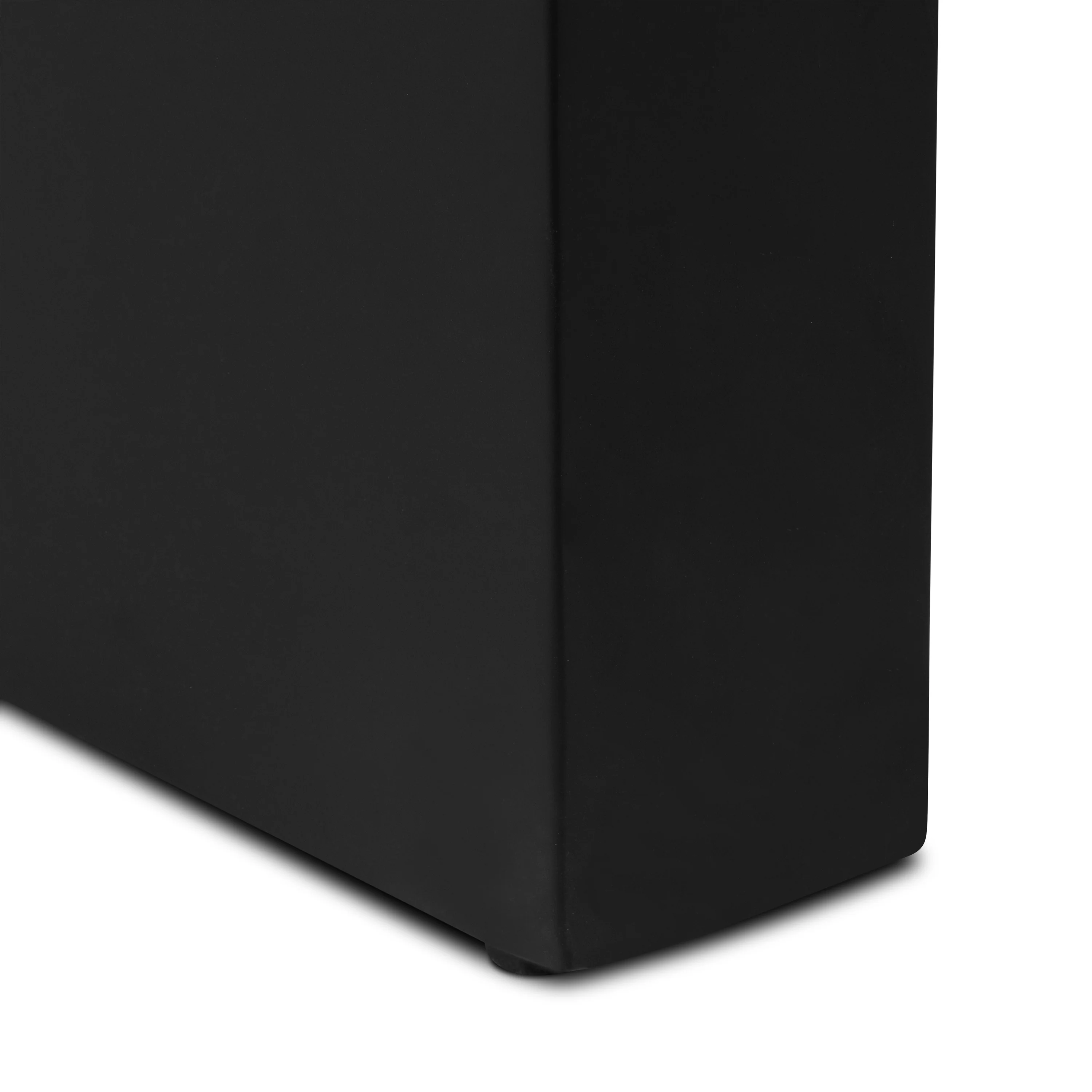 Naples Horseshoe Side Table | Black Concrete - Image 5