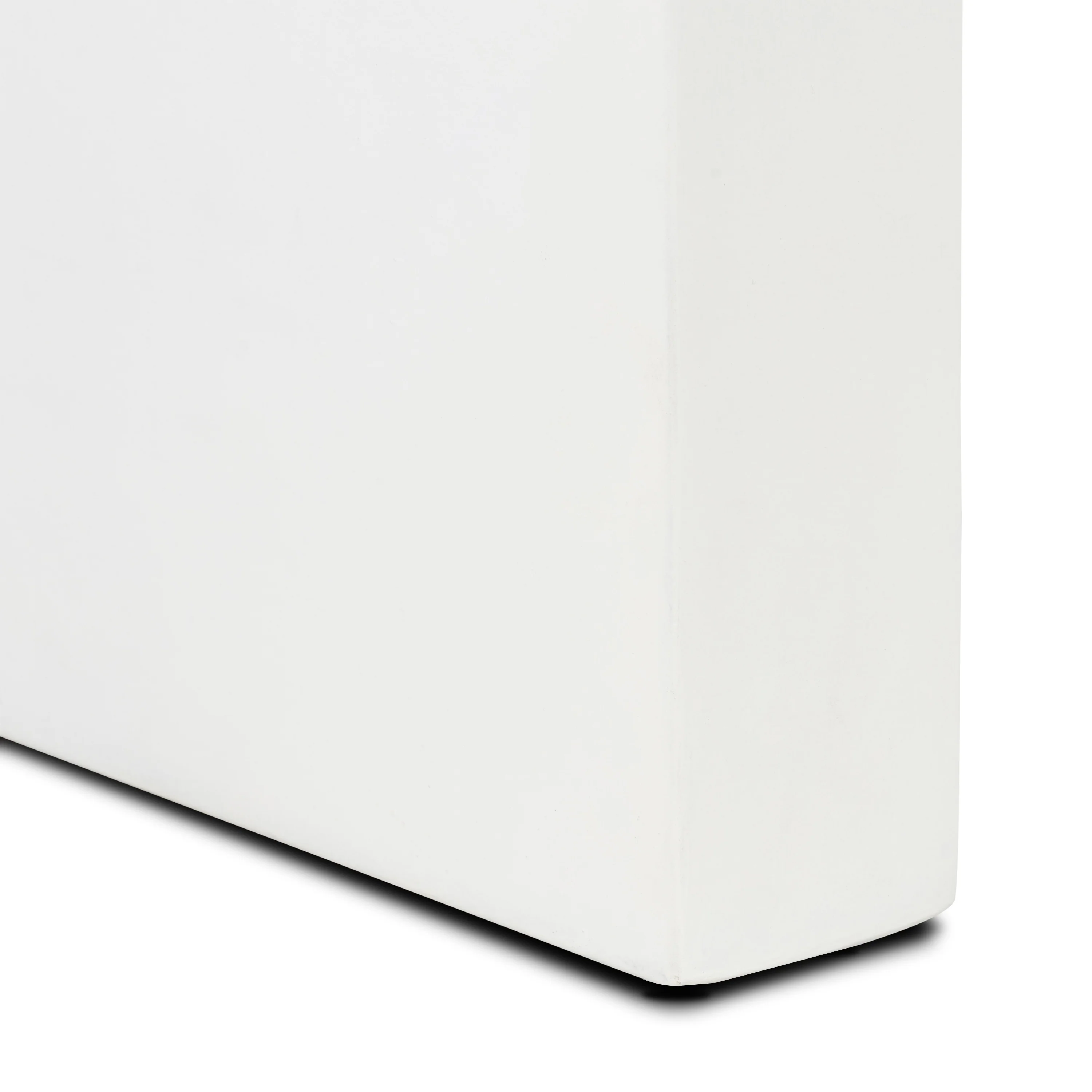 Naples Horseshoe Side Table | Ivory Concrete - Image 9