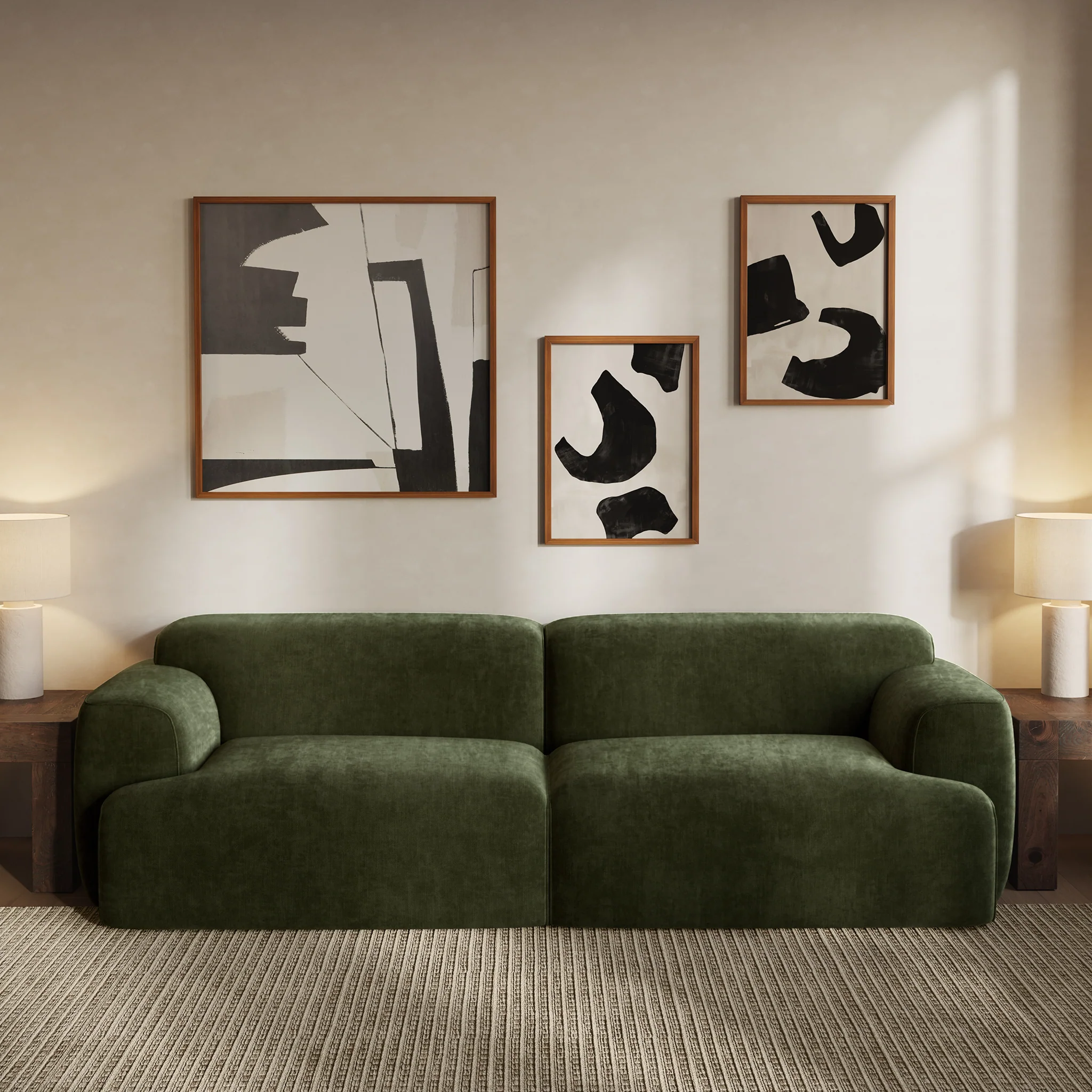 Nardo 107.5" Sofa | Sagano Green - Image 2