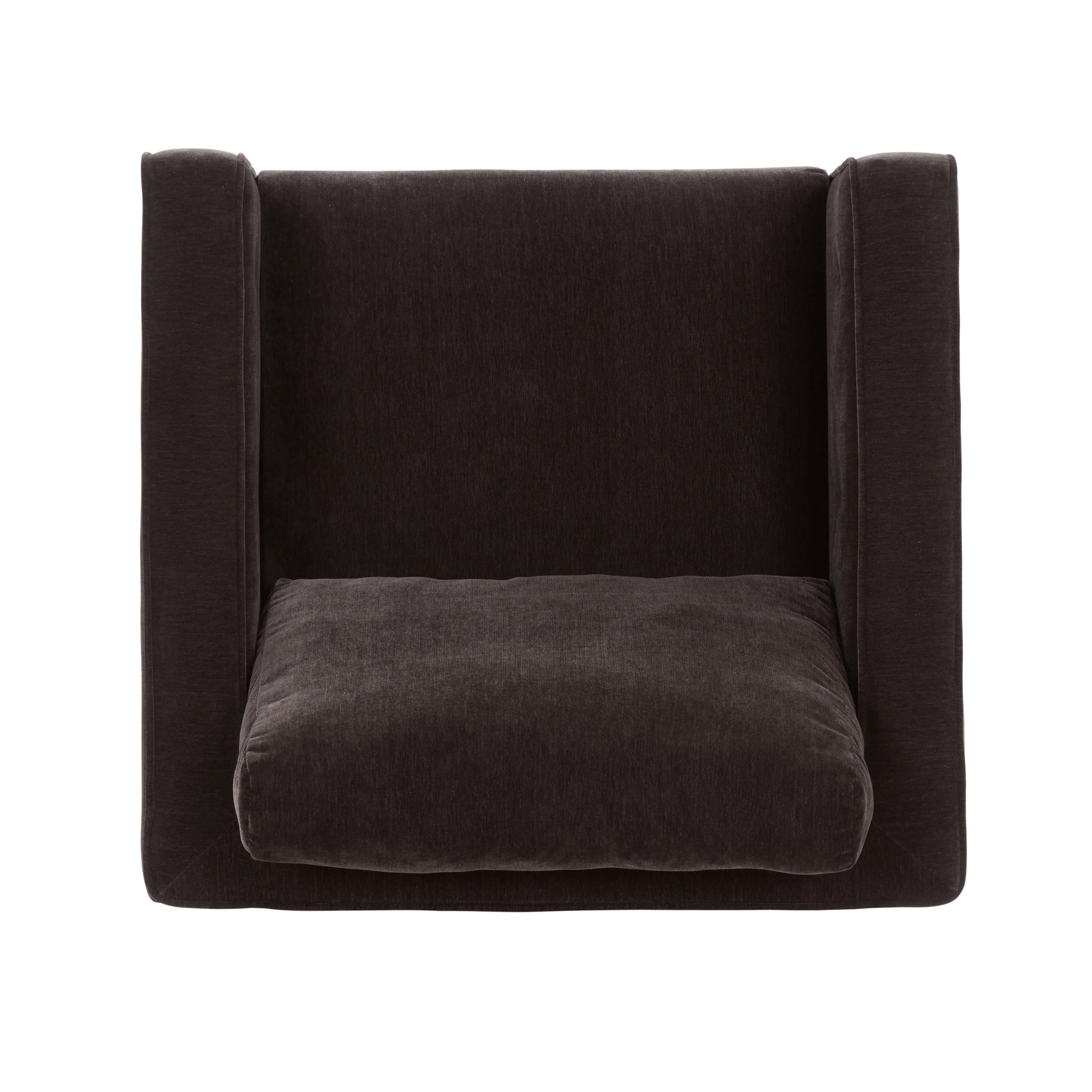 Nera Swivel Lounge Chair | Ganache Brown - Image 8
