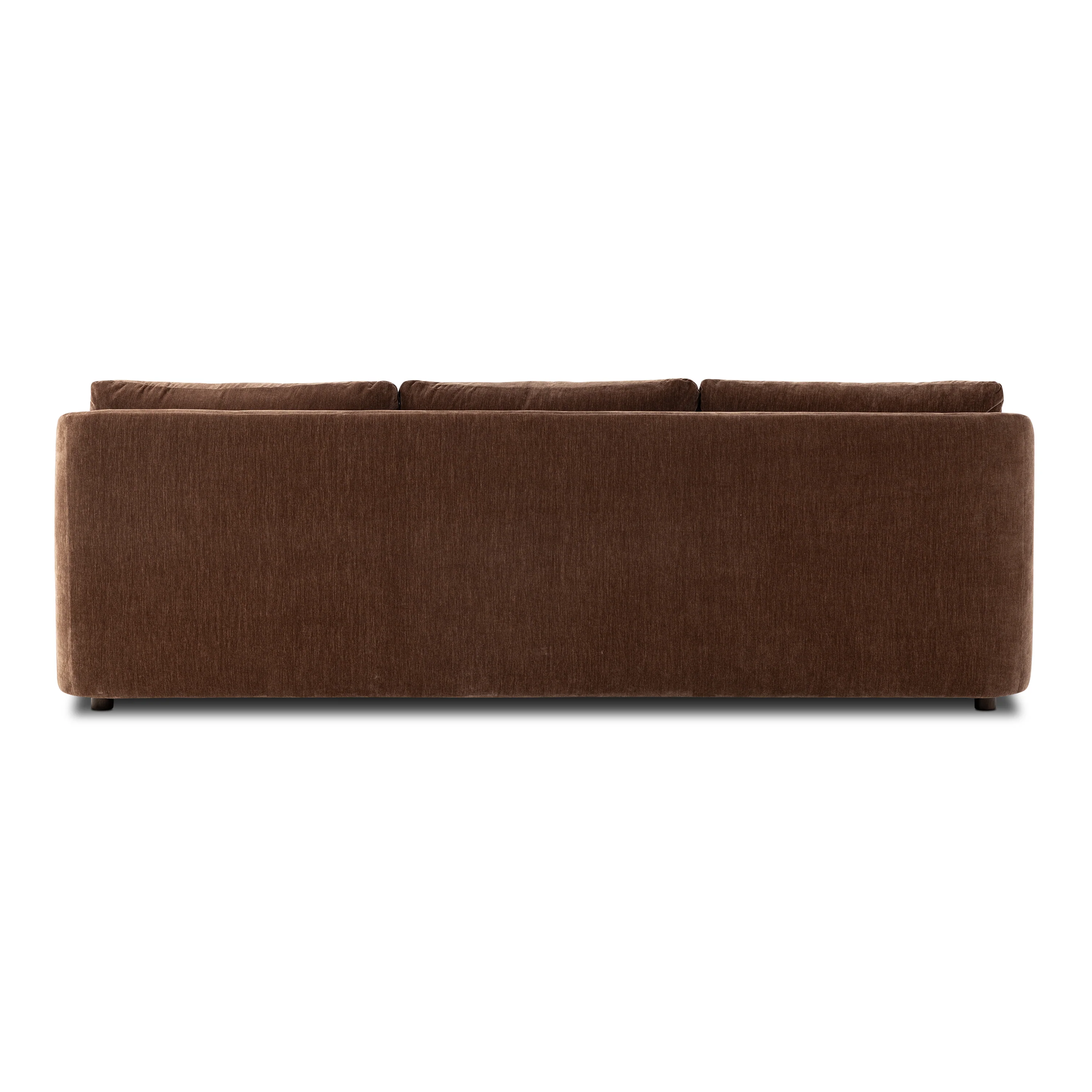 Nervan Reversible Chaise Sectional (105.5") | Bronzer Brown - Image 10