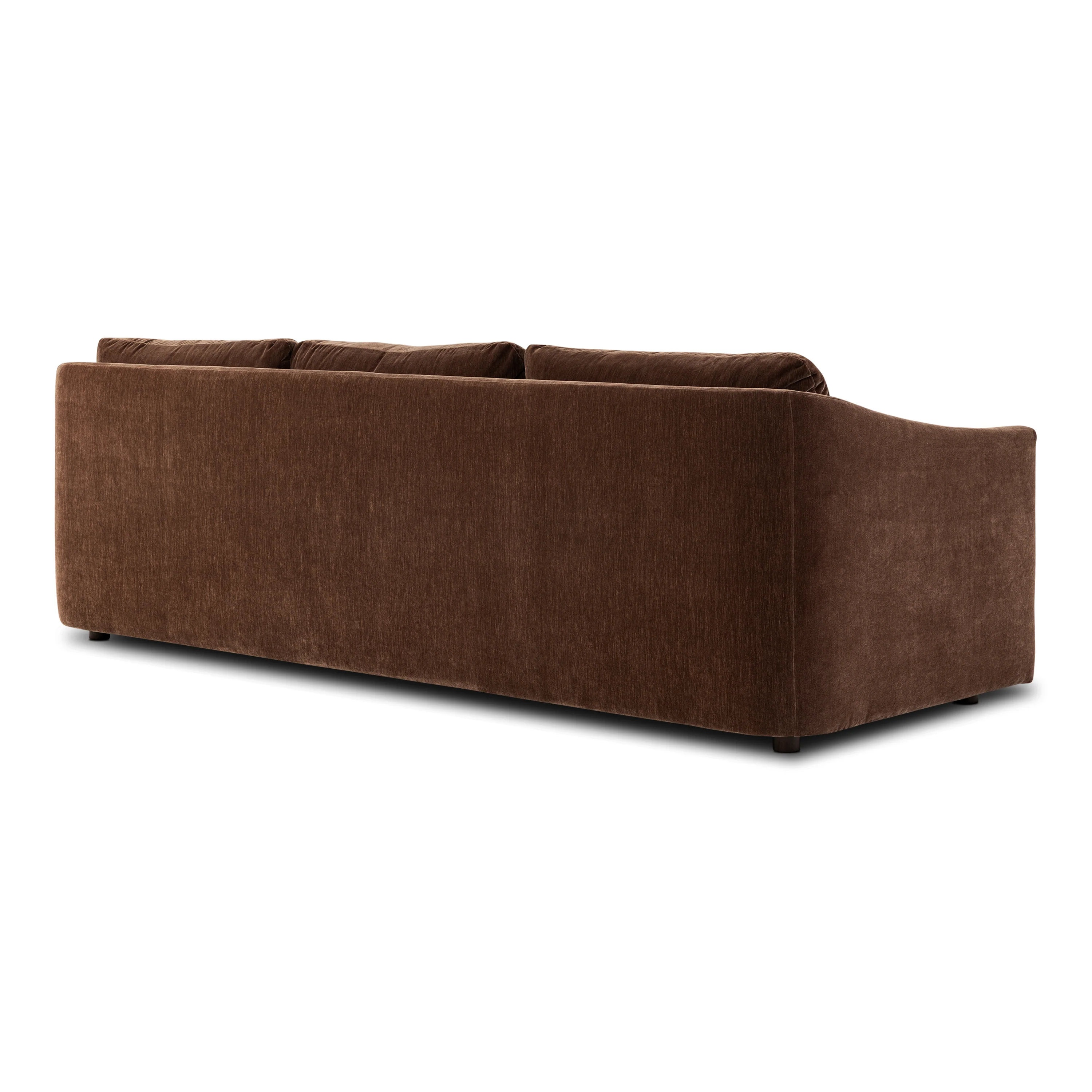 Nervan Reversible Chaise Sectional (105.5") | Bronzer Brown - Image 9