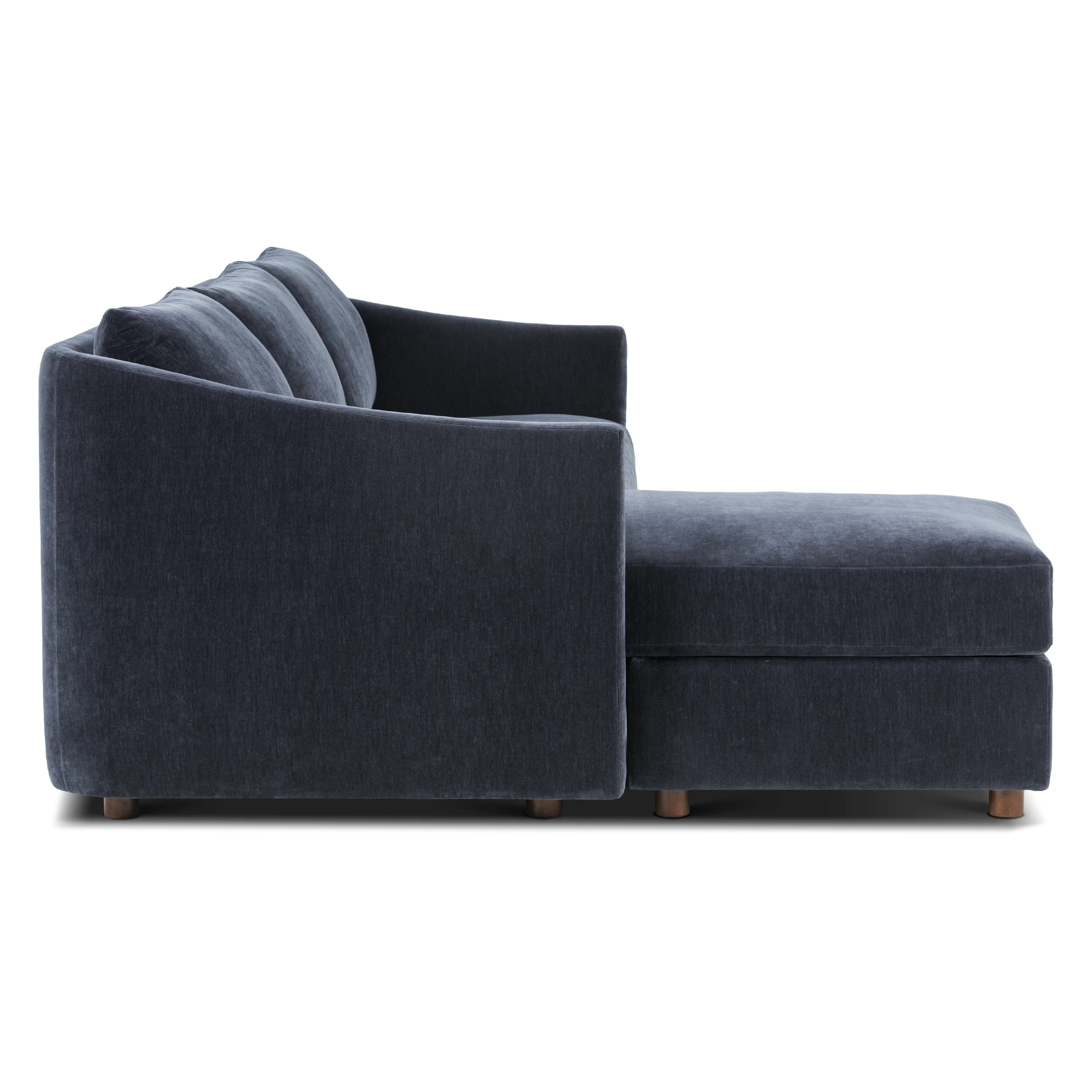 Nervan Reversible Chaise Sectional (105.5") | Mystic Blue - Image 12