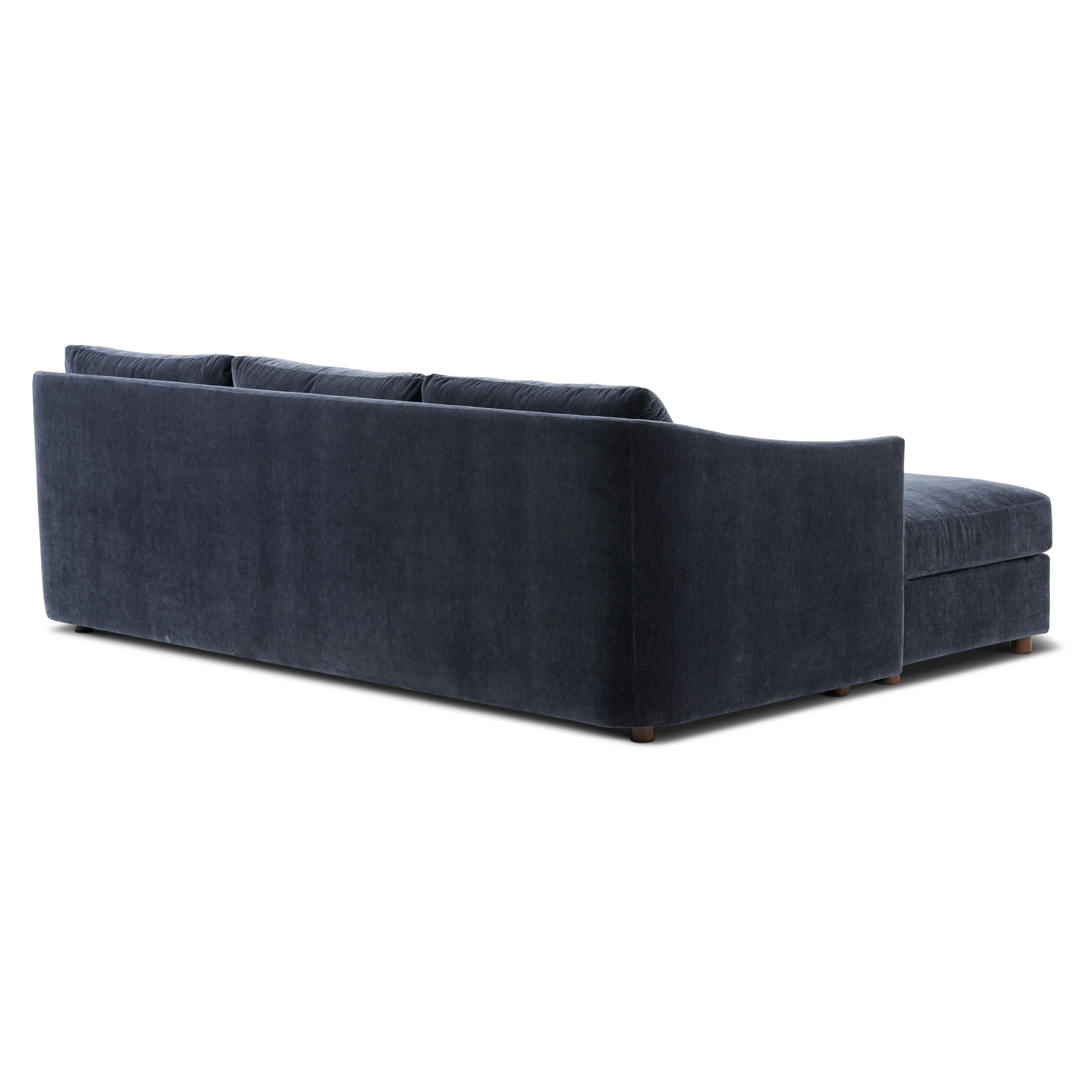 Nervan Reversible Chaise Sectional (105.5") | Mystic Blue - Image 13