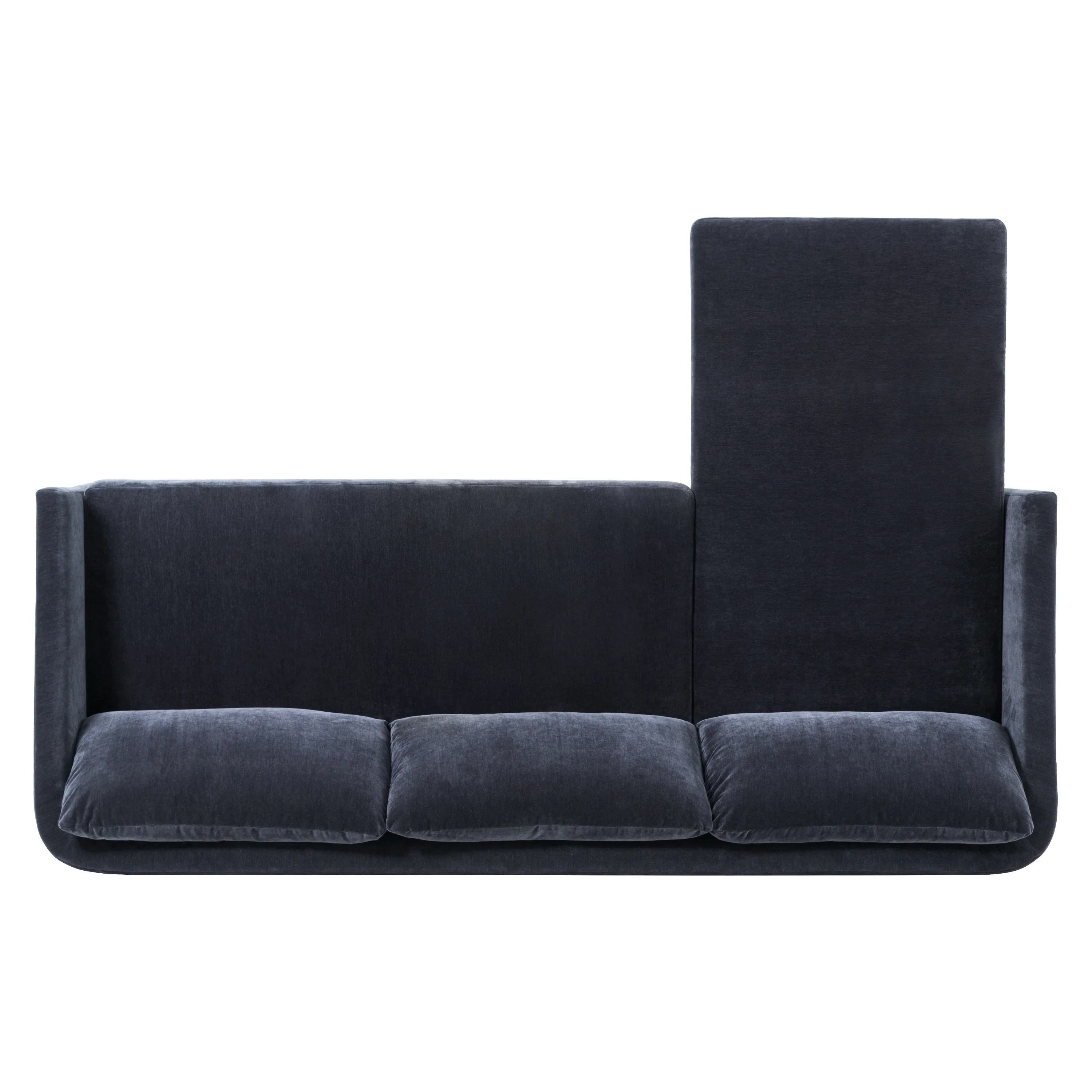 Nervan Reversible Chaise Sectional (105.5") | Mystic Blue - Image 15