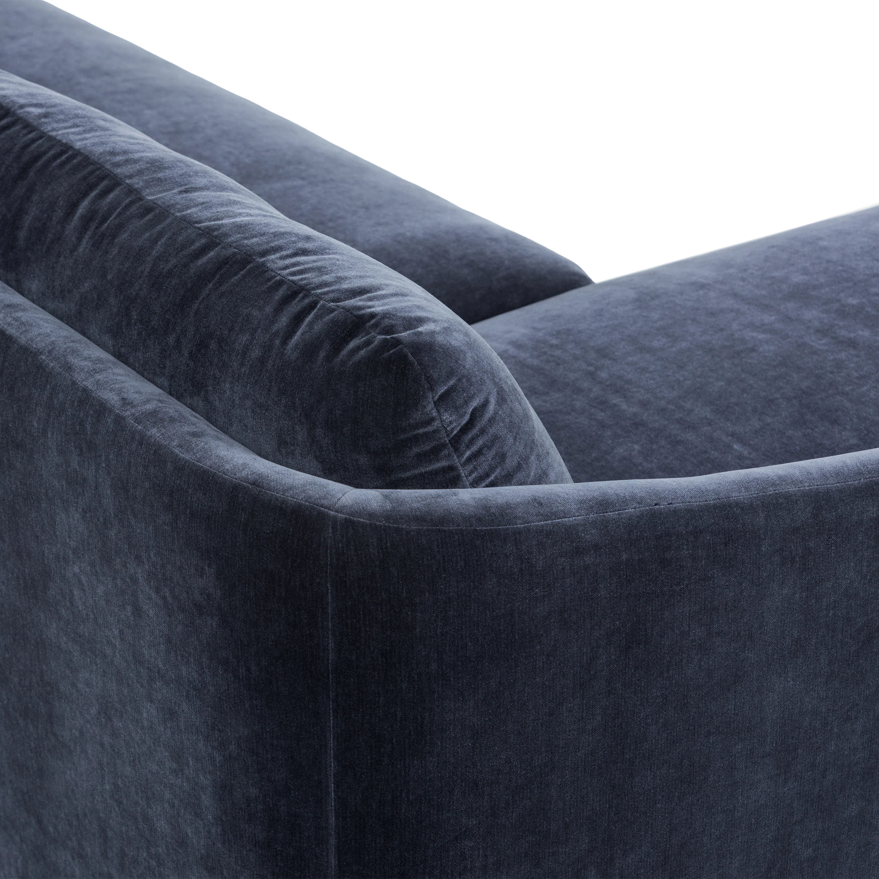 Nervan Reversible Chaise Sectional (105.5") | Mystic Blue - Image 21