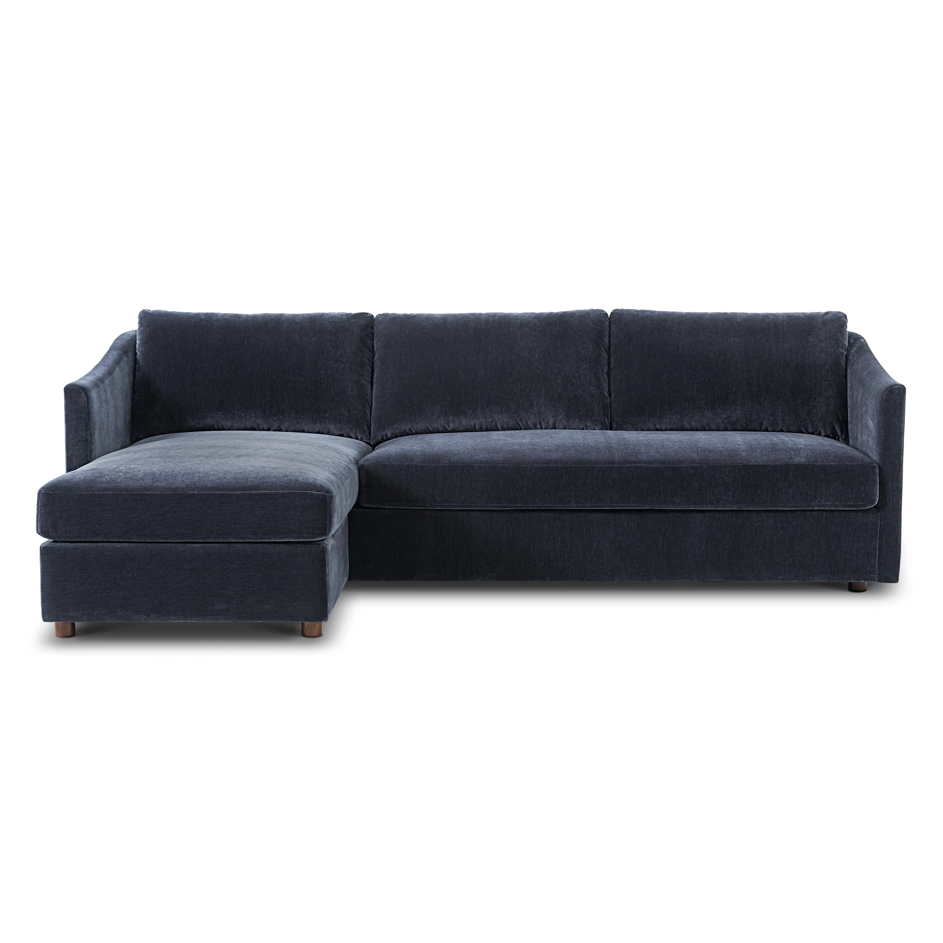 Nervan Reversible Chaise Sectional (105.5") | Mystic Blue - Image 6