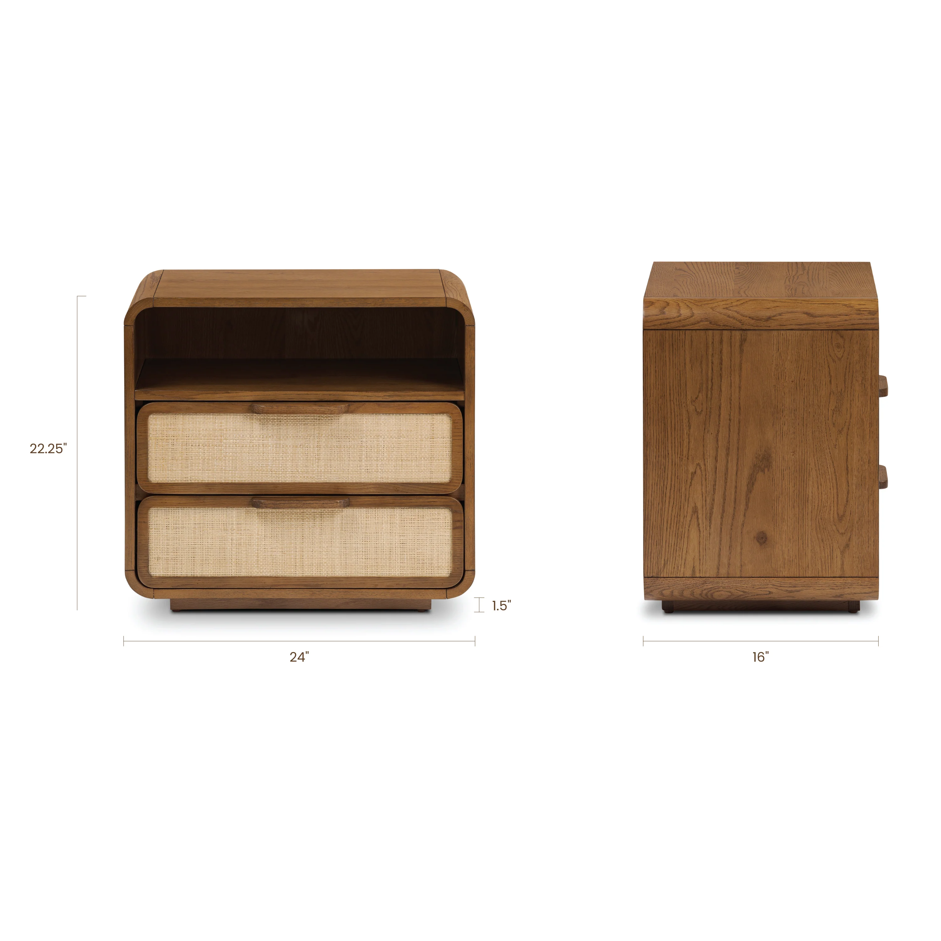 Neva Nightstand | Reposado Oak - Image 13