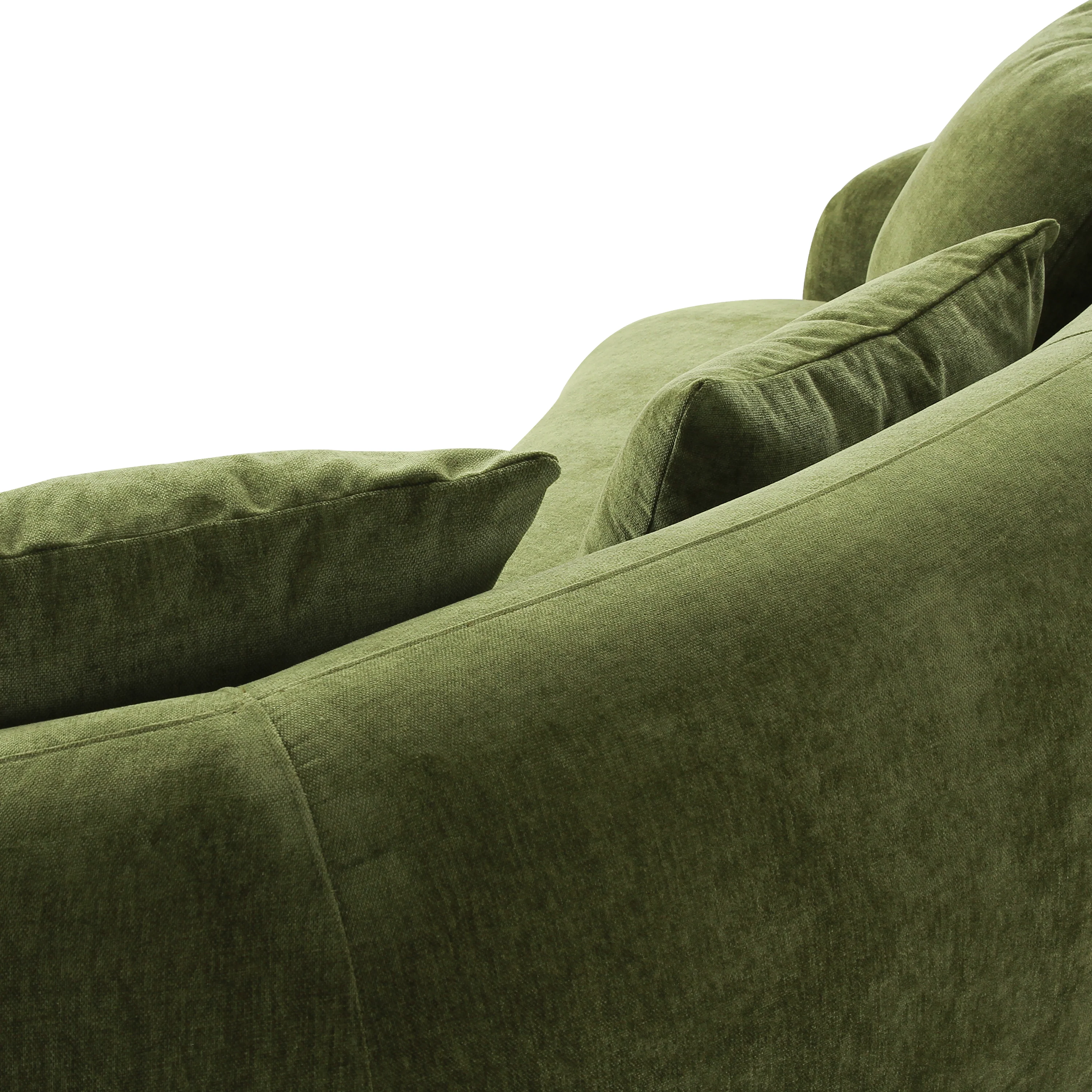 Nimes Sofa | Distressed Green Velvet - Image 11