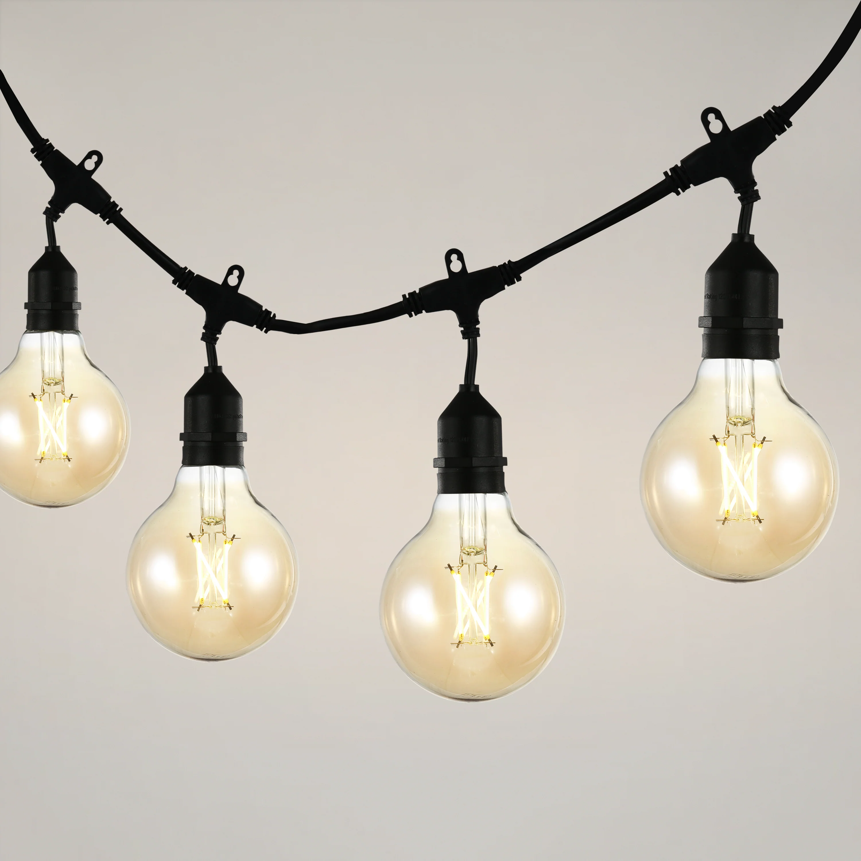 Niva G25 LED Filament Light Bulbs | Amber | Set of 4 - Image 6