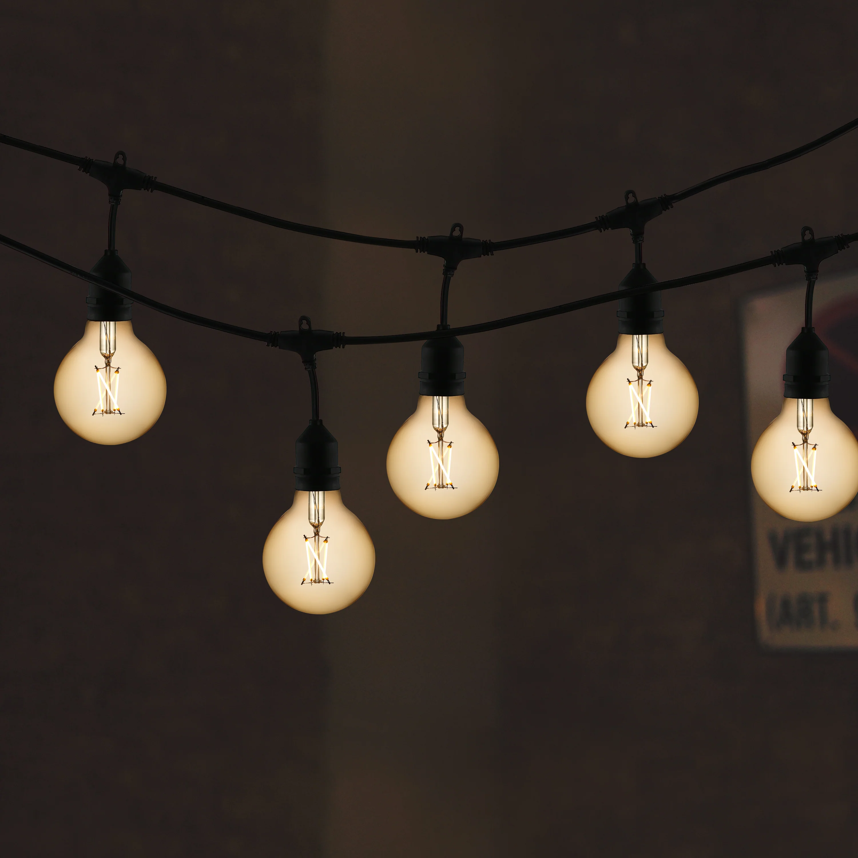 Niva G25 LED Filament Light Bulbs | Clear | Set of 4 - Image 4