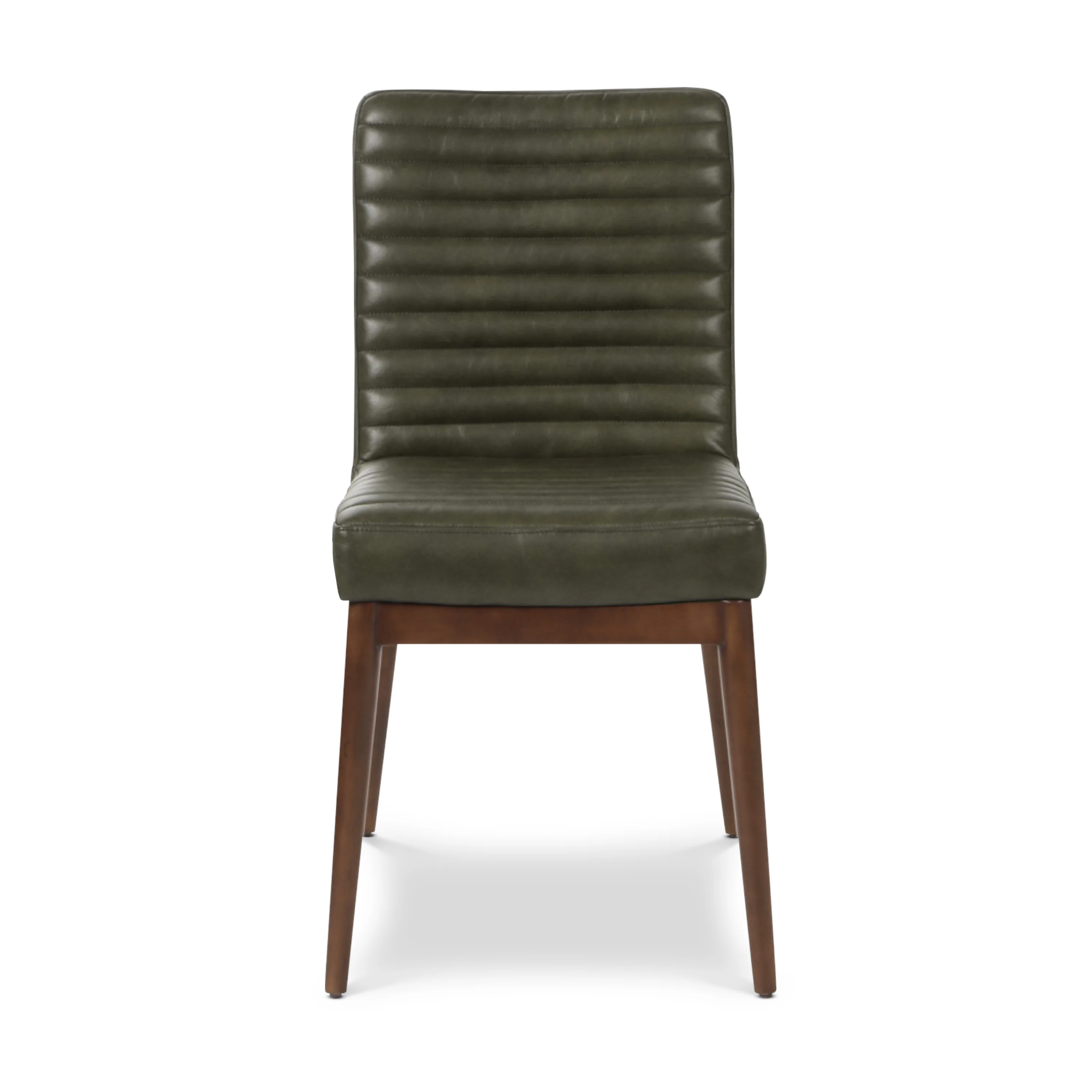 Nivo Leather Dining Chair | Antique Green - Image 3