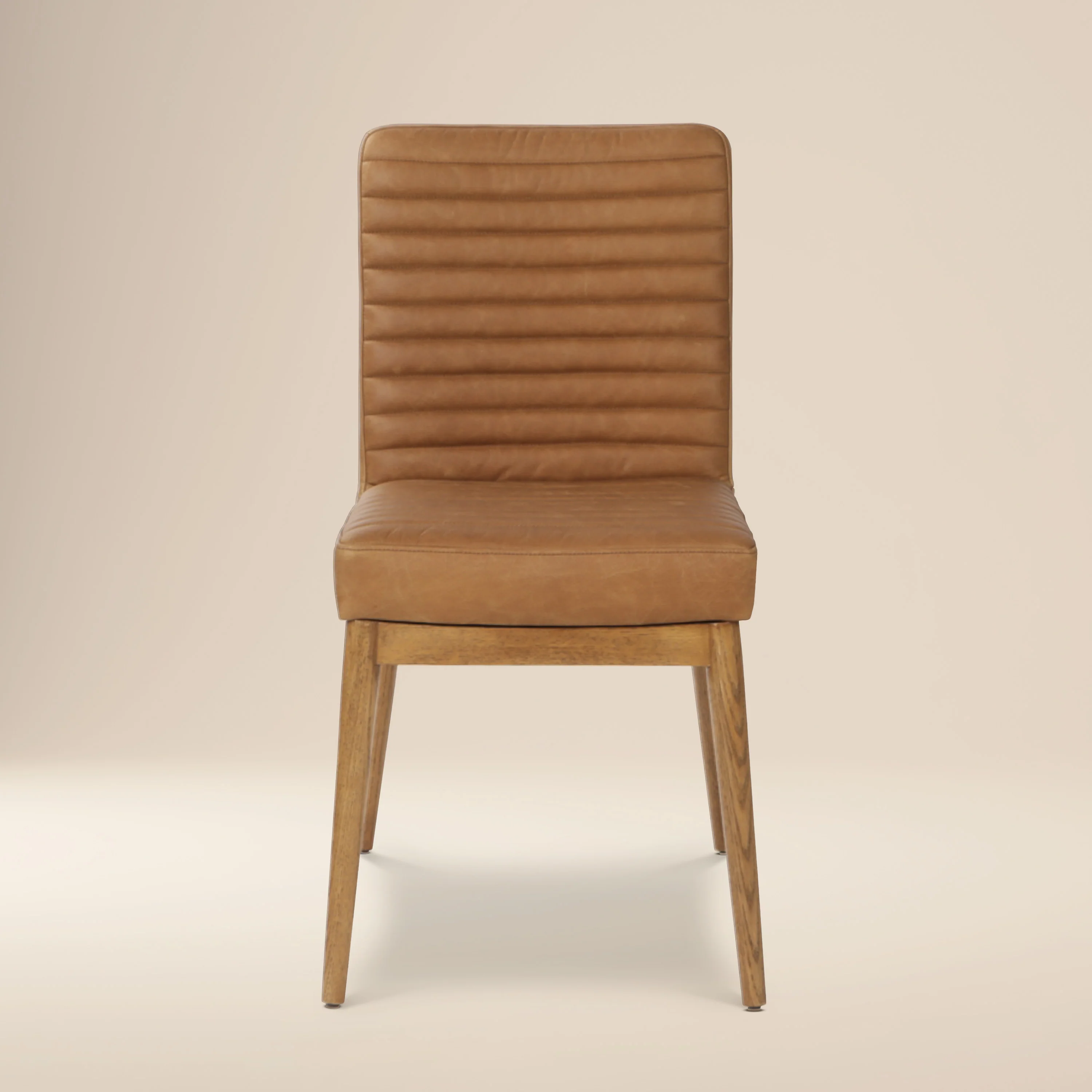 Nivo Leather Dining Chair | Waxed Tan