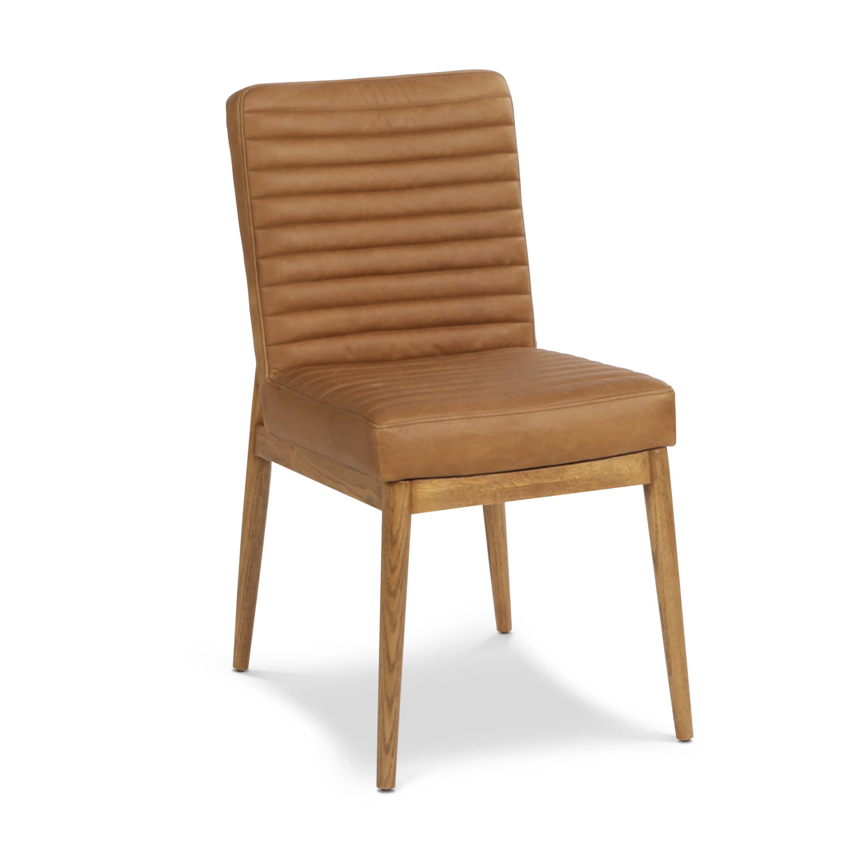 Nivo Leather Dining Chair | Waxed Tan - Image 3
