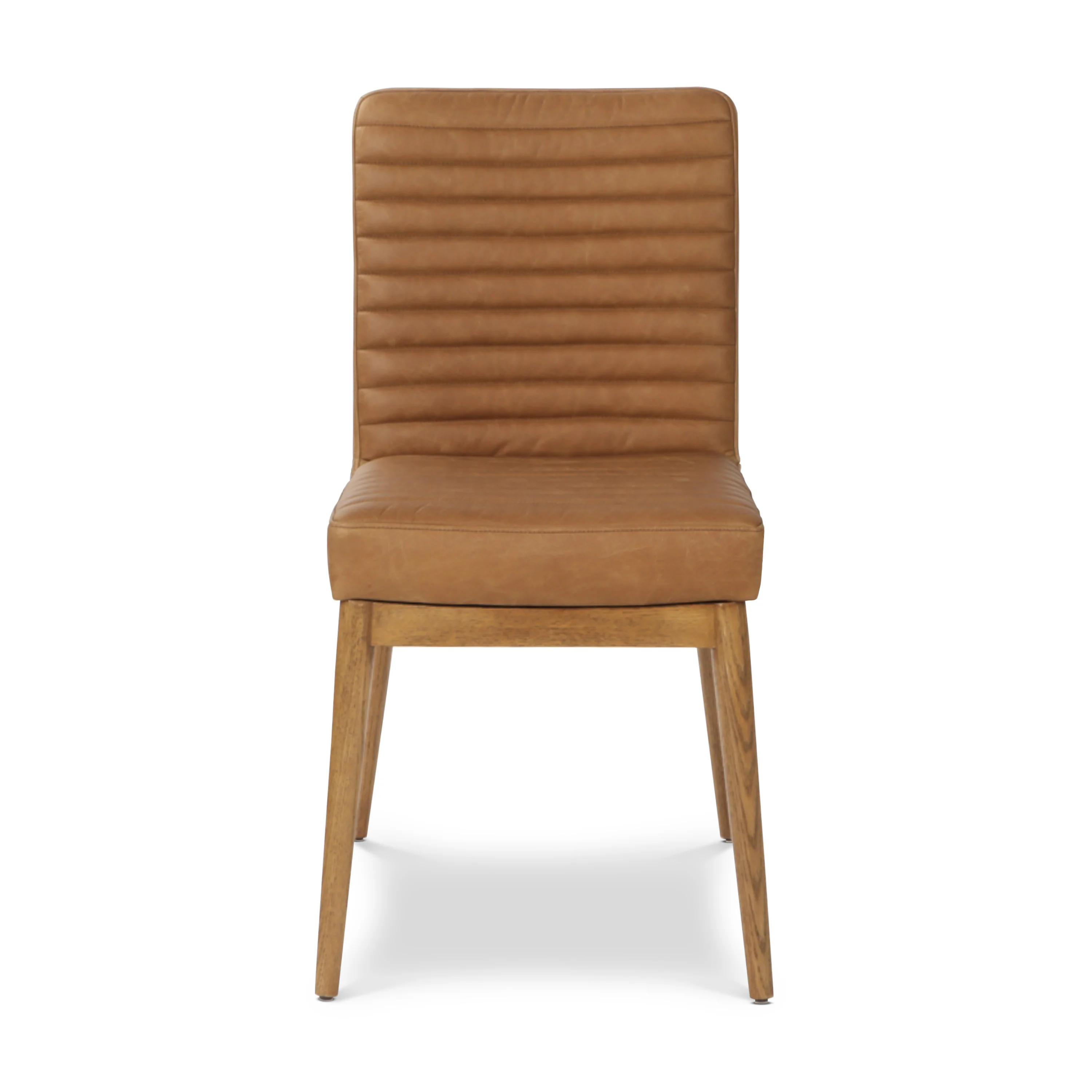 Nivo Leather Dining Chair | Waxed Tan - Image 4
