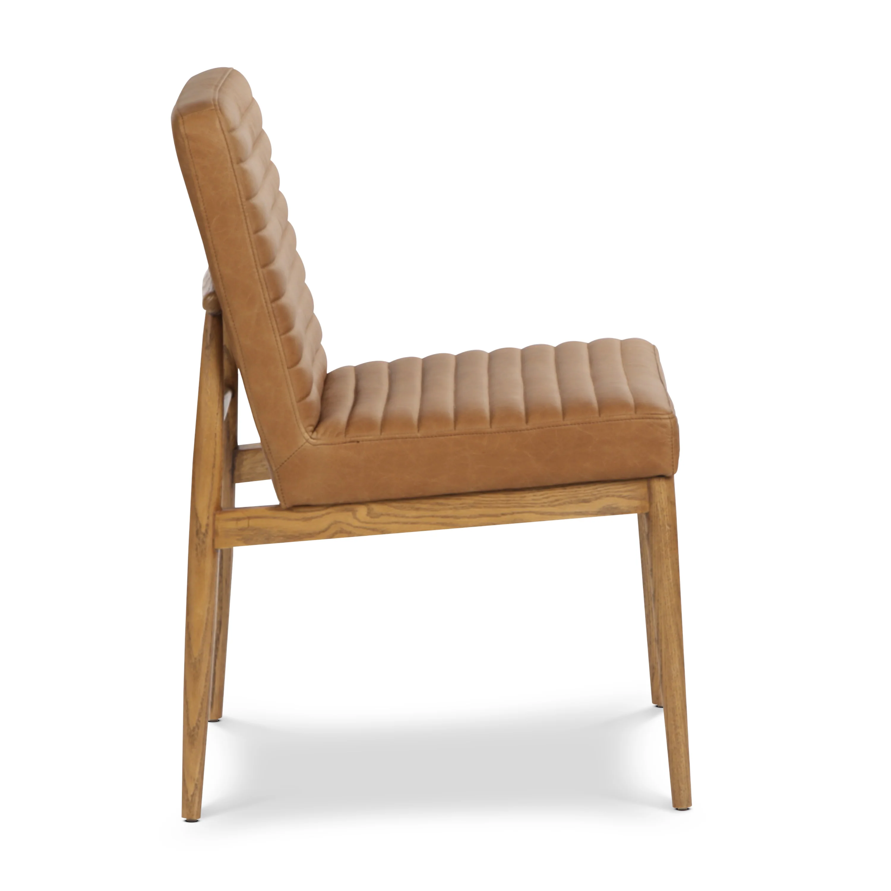 Nivo Leather Dining Chair | Waxed Tan - Image 5