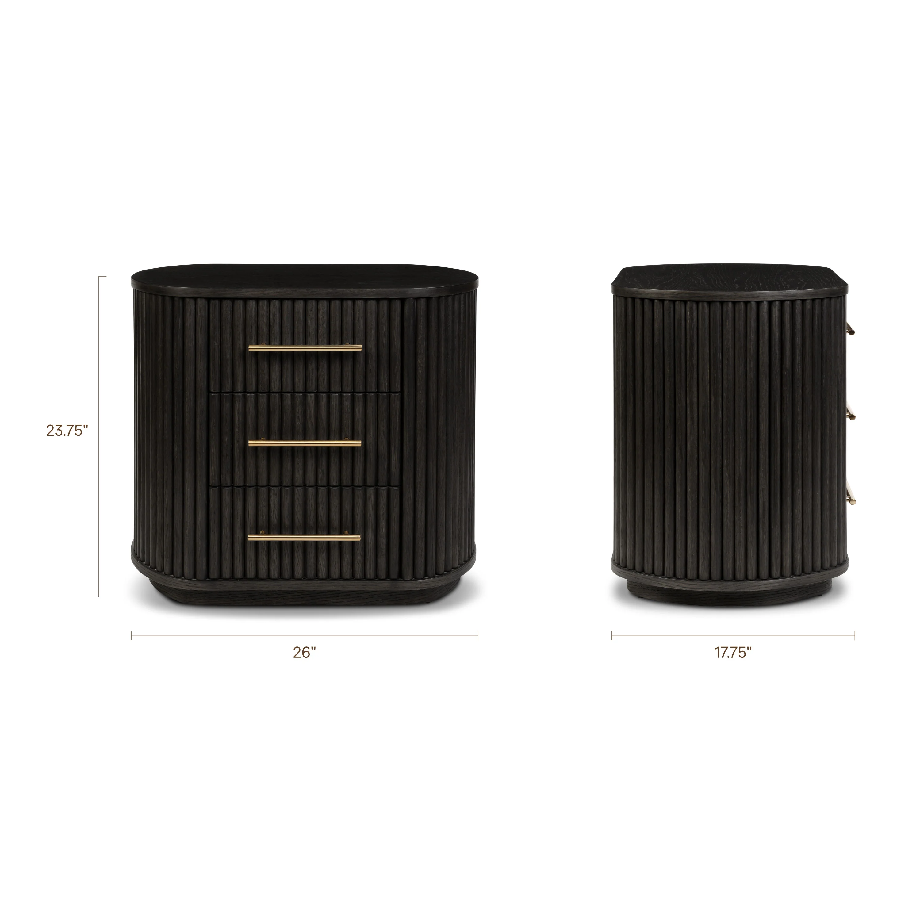 Noir Nightstand | Ebony Brown - Image 18