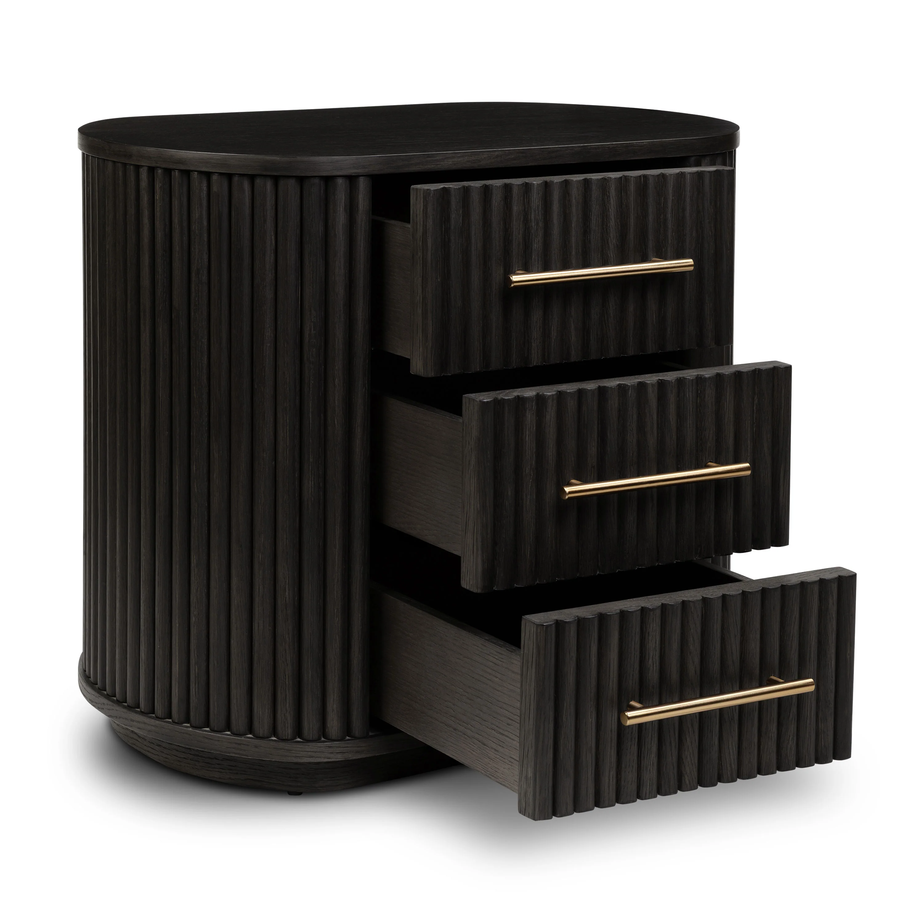 Noir Nightstand | Ebony Brown - Image 5