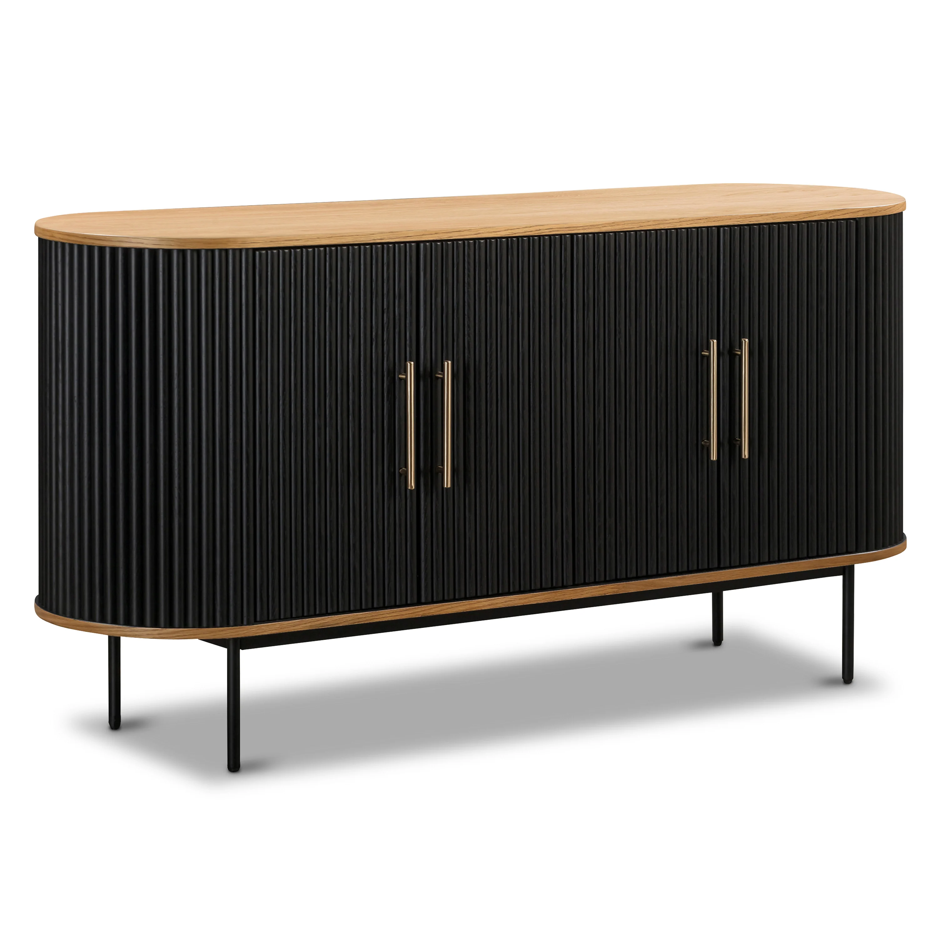 Noir 65" Sideboard | Black - Image 4