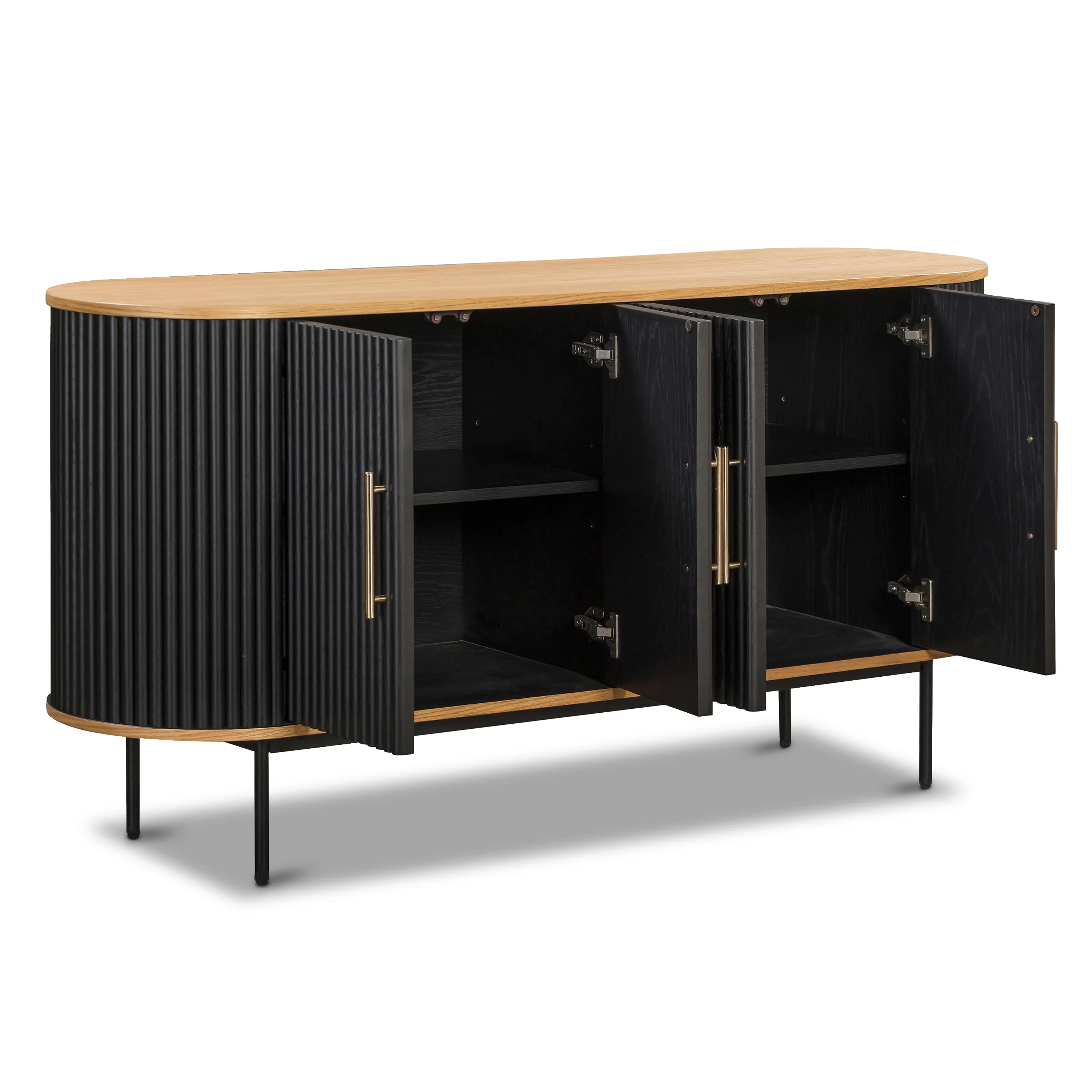 Noir 65" Sideboard | Black - Image 5