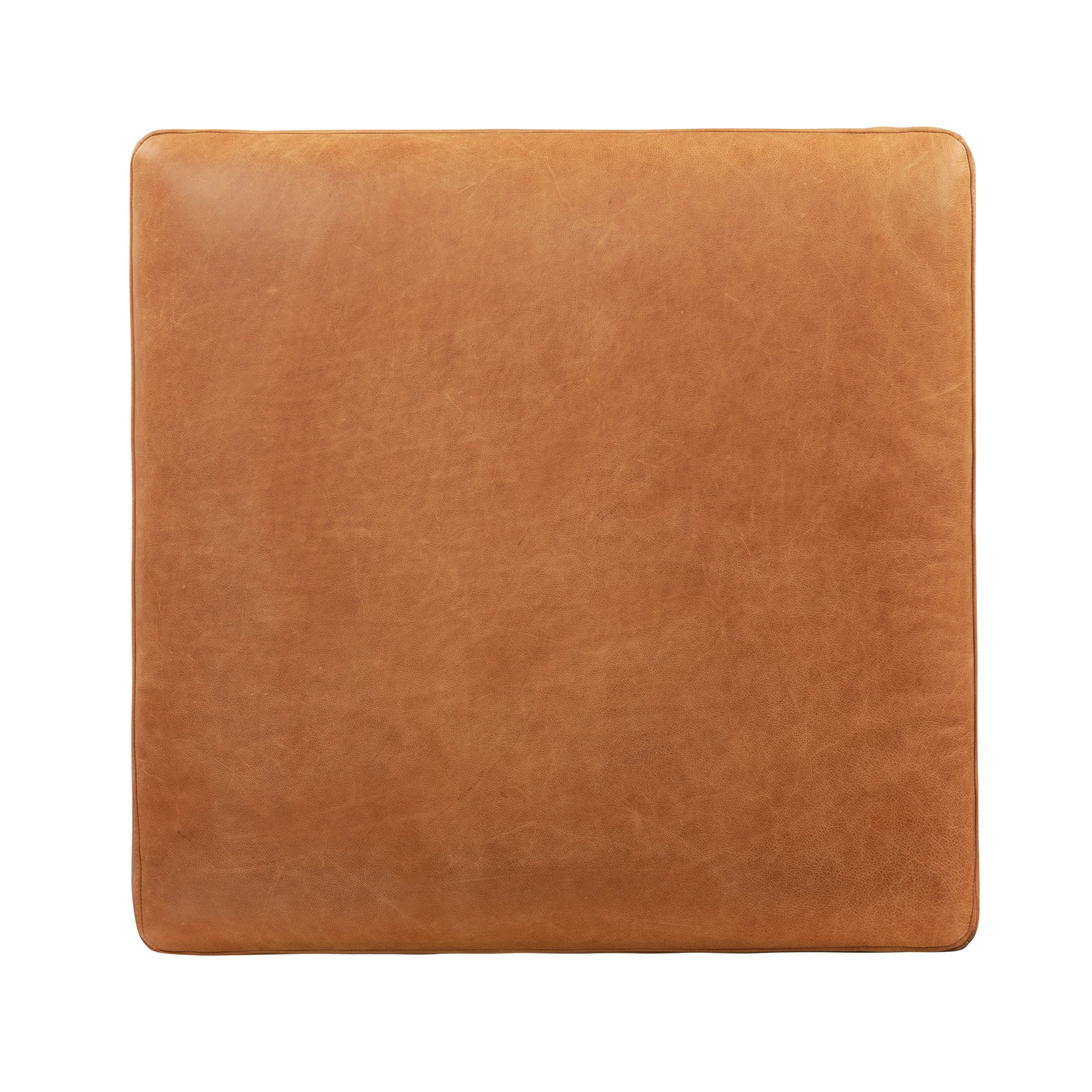 Nolita Leather Ottoman | Cognac Tan - Image 11