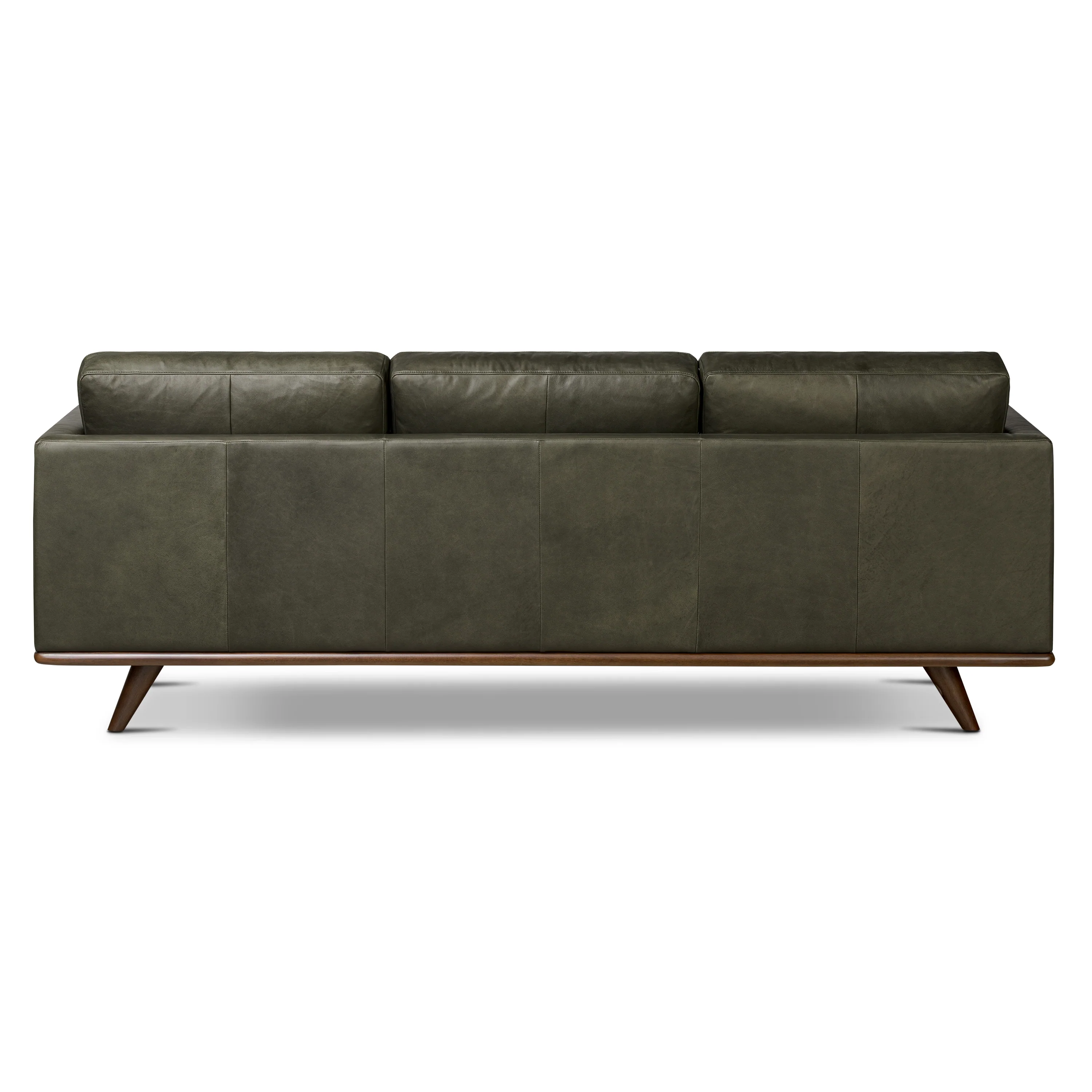 Nolita 85" Leather Sofa | Olivine Green - Image 6
