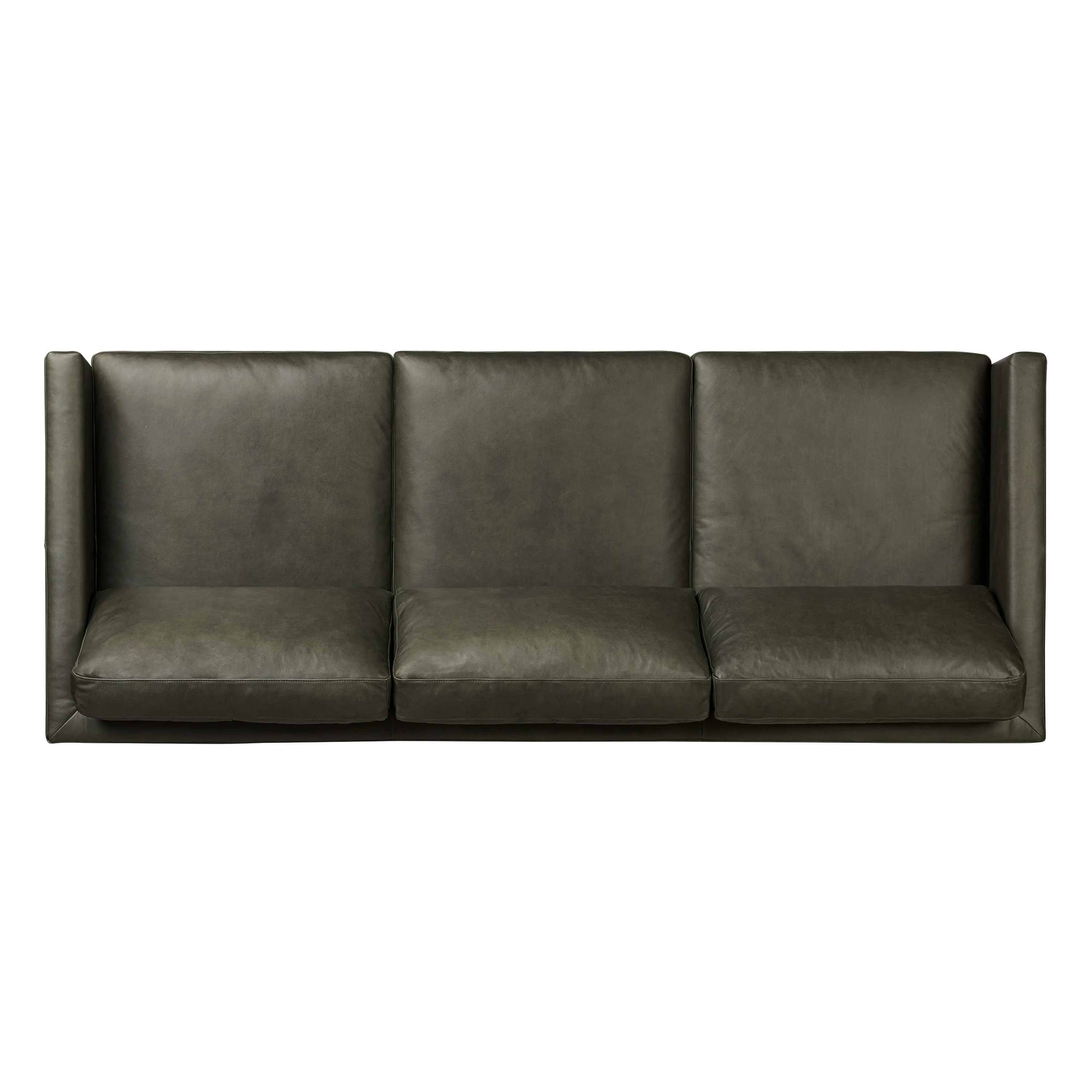 Nolita 85" Leather Sofa | Olivine Green - Image 8