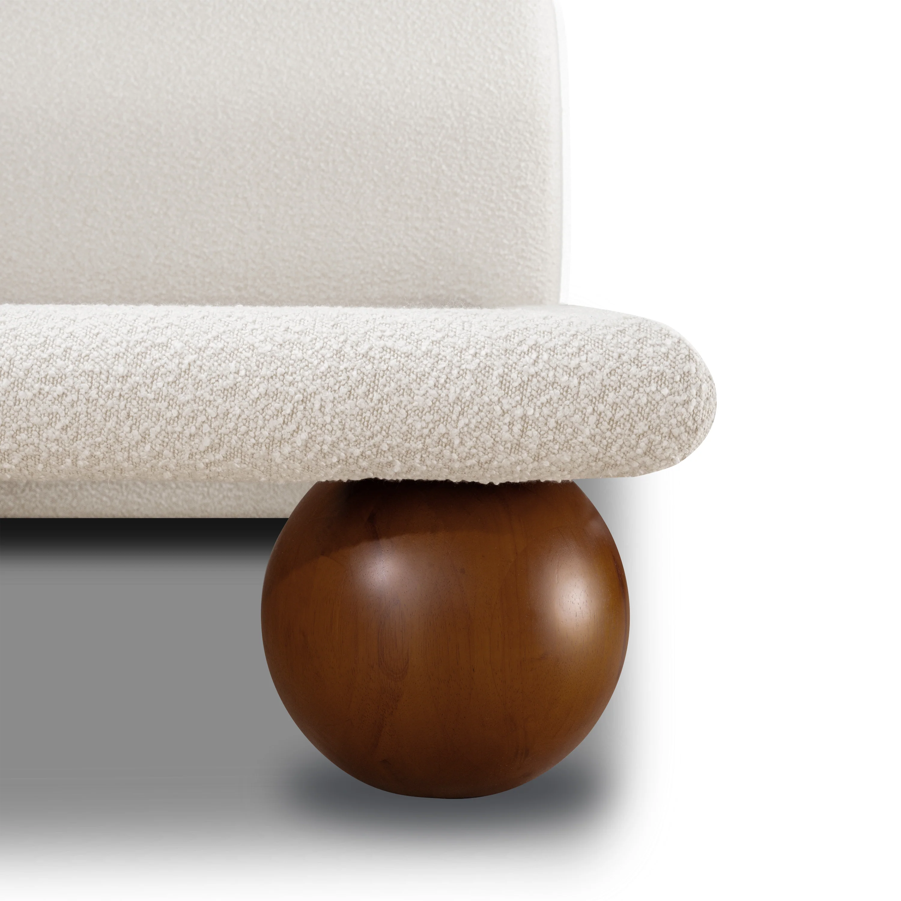 Orbit Bed | Froth White Boucle | King - Image 9