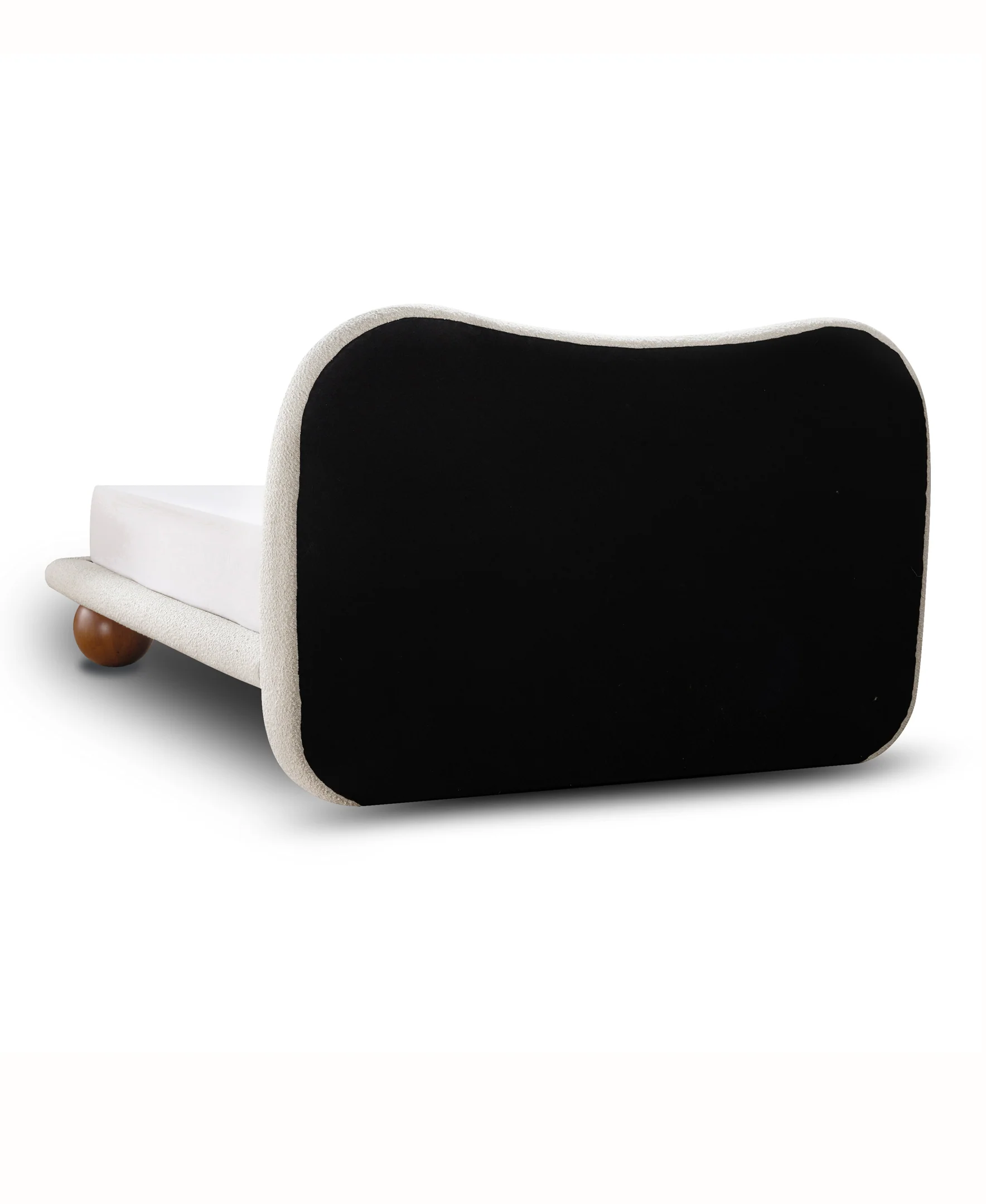 Orbit Bed | Froth White Boucle | Queen - Image 8