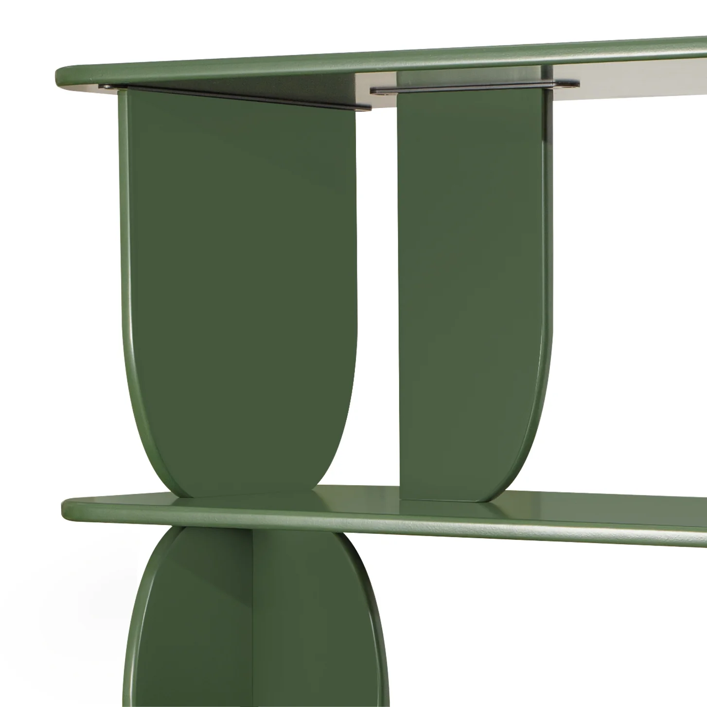 Padua 62" Bookshelf | Basil Green - Image 11