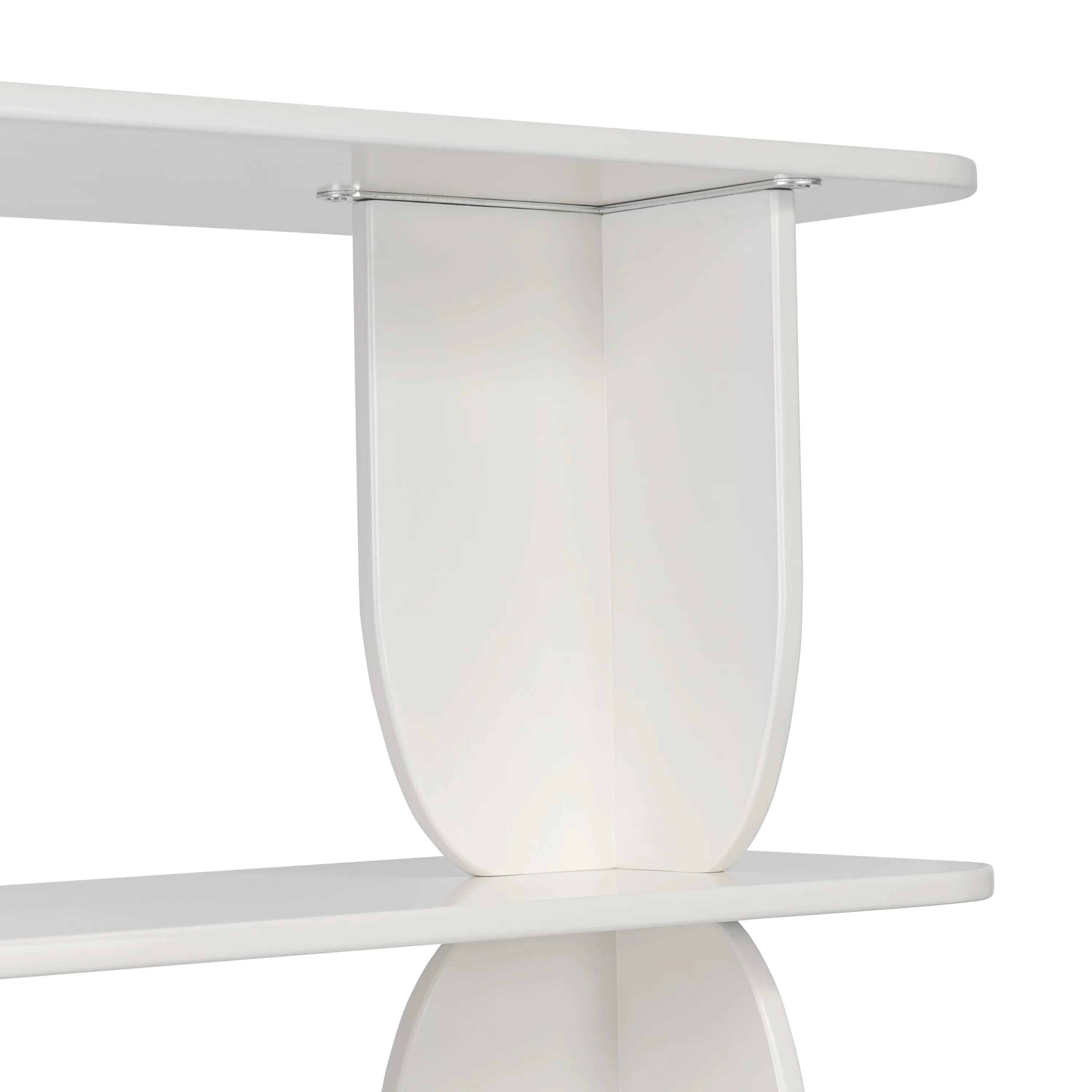Padua 62" Bookshelf | Ivory White - Image 7