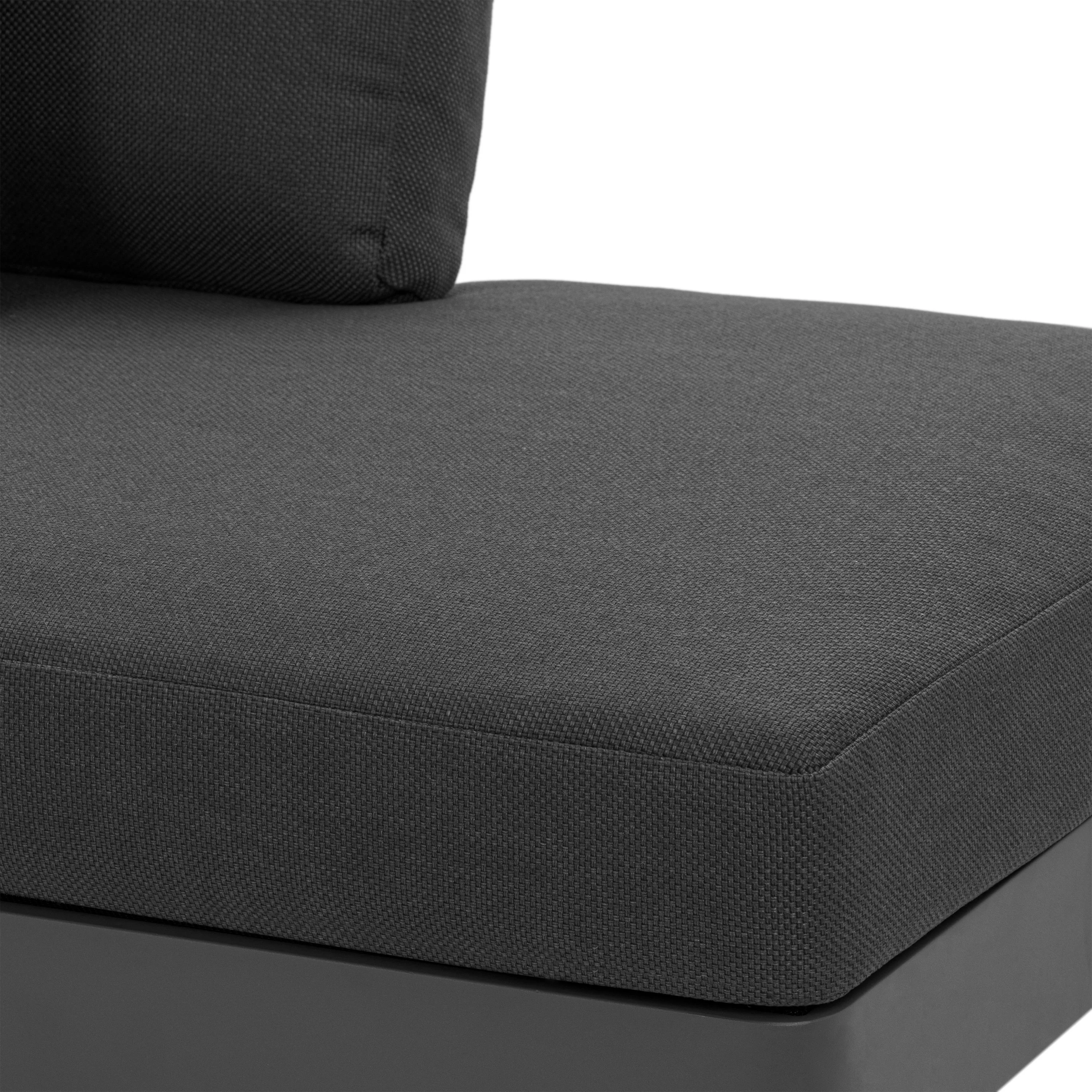 Palma Outdoor Corner Sectional | Medium Grey - Image 11