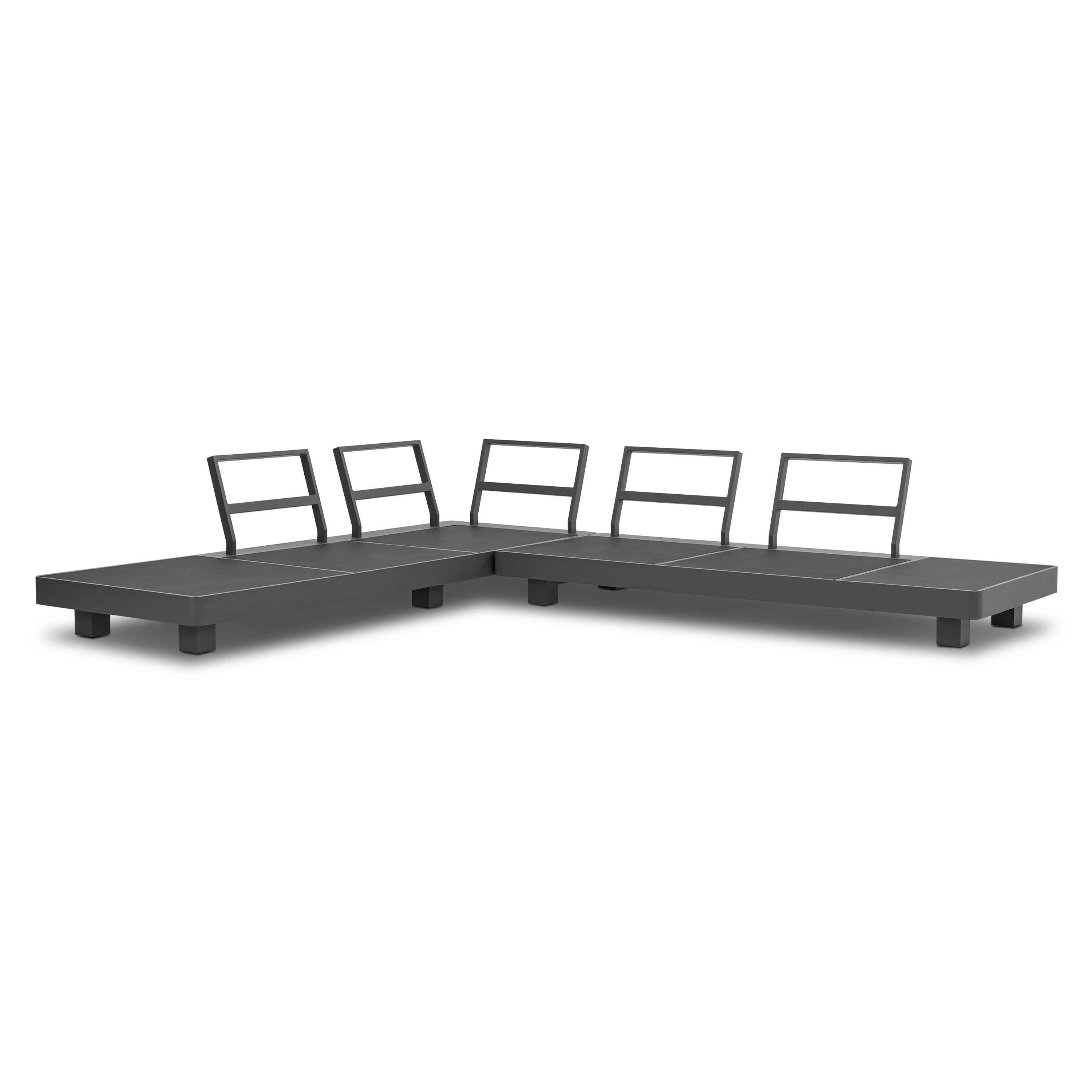 Palma Outdoor Corner Sectional | Medium Grey - Image 13