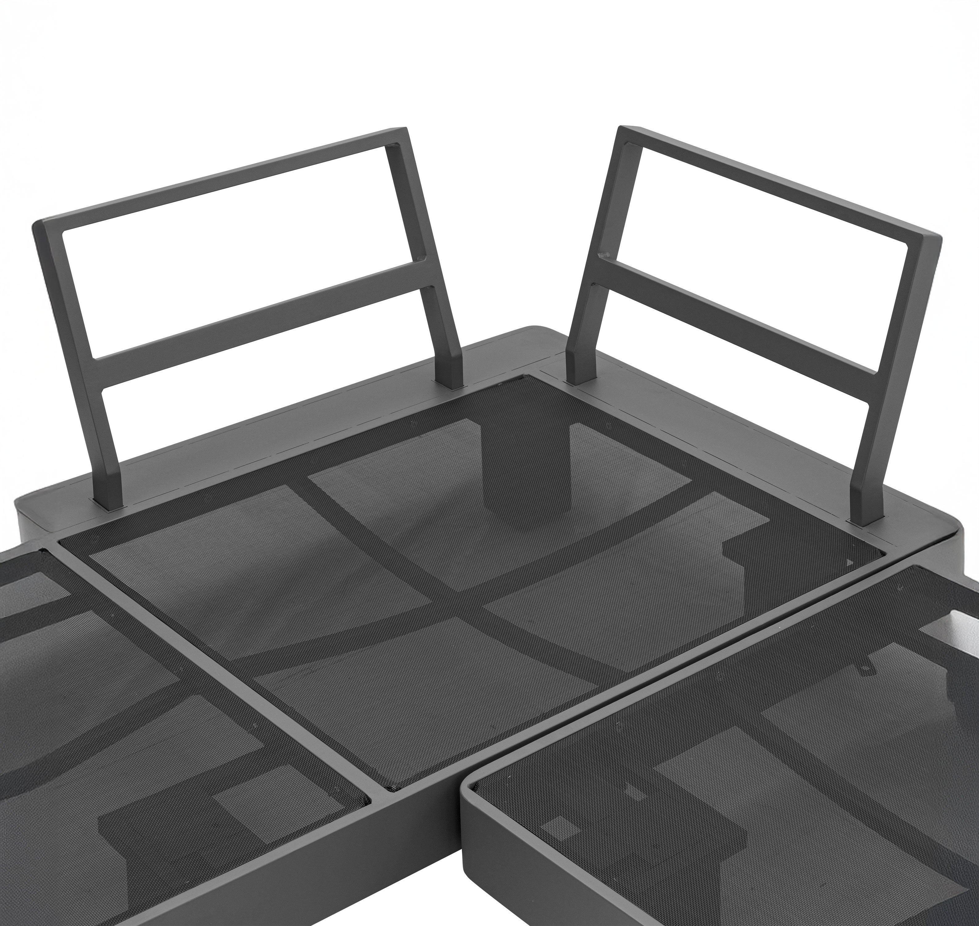 Palma Outdoor Corner Sectional | Medium Grey - Image 14