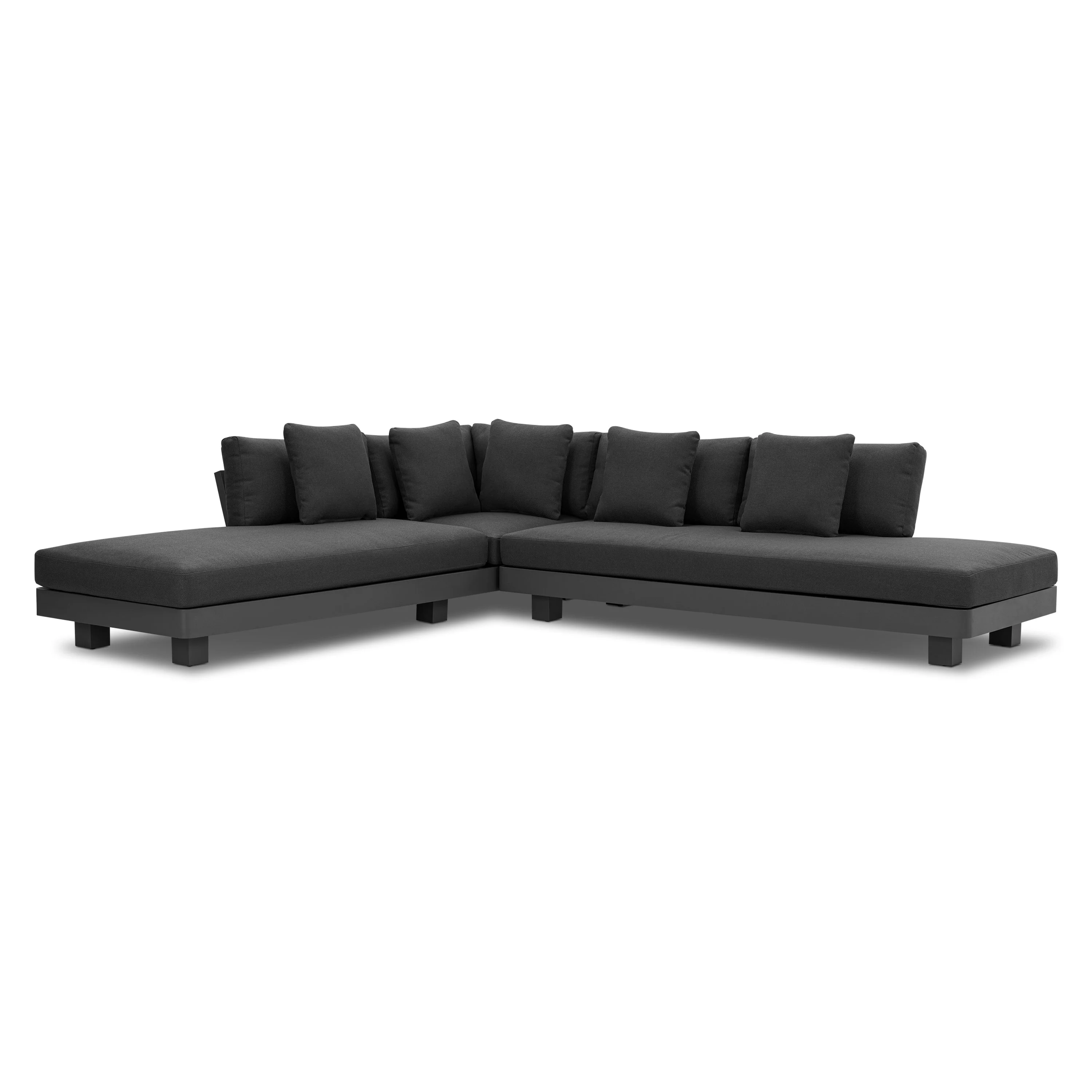 Palma Outdoor Corner Sectional | Medium Grey - Image 5