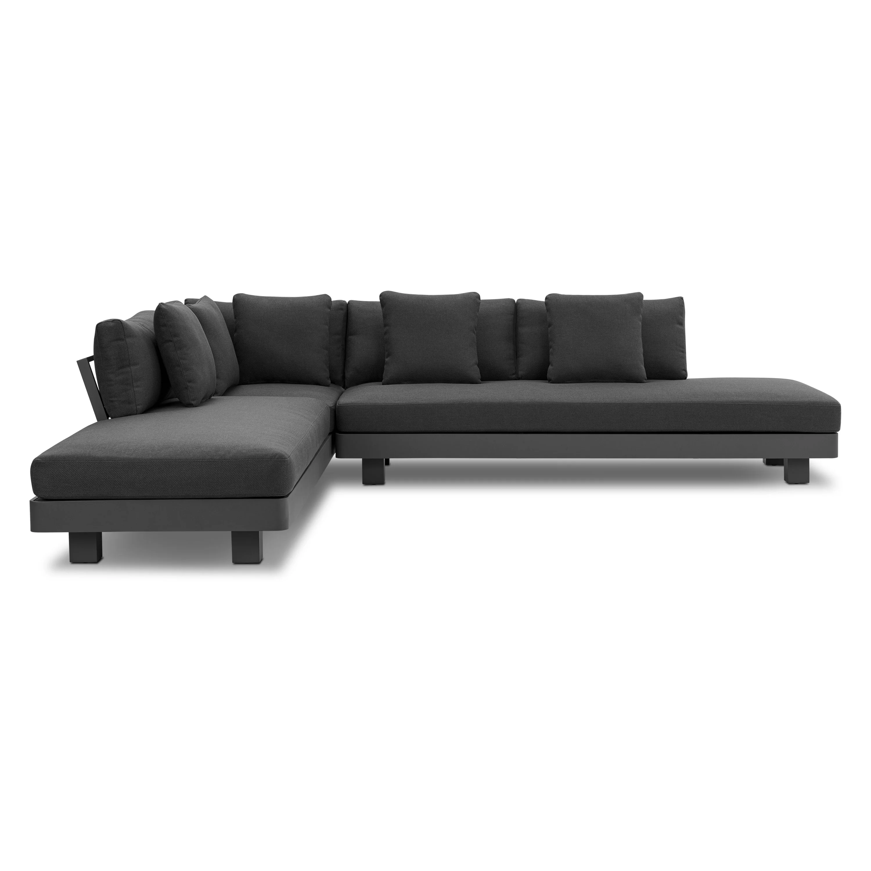 Palma Outdoor Corner Sectional | Medium Grey - Image 6