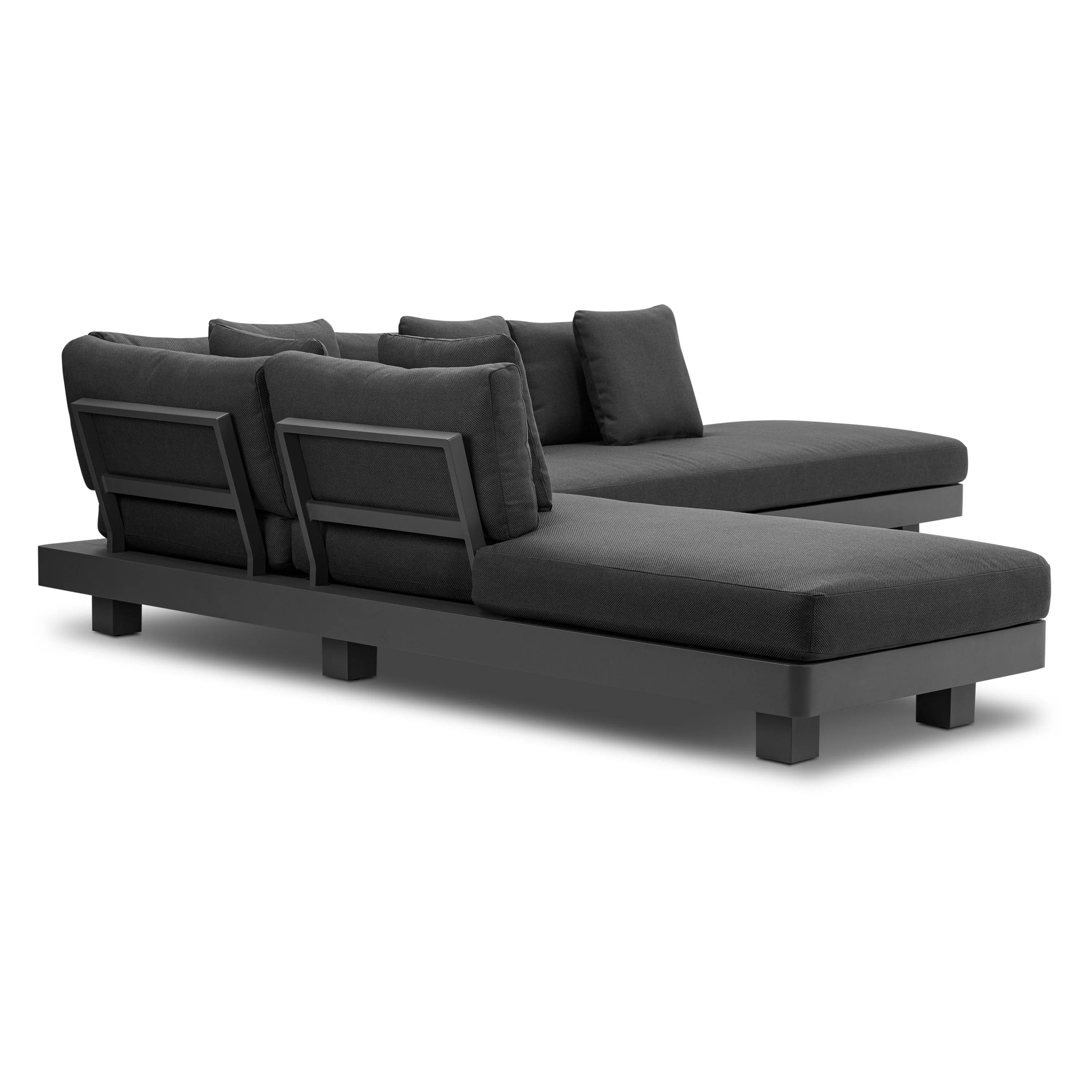 Palma Outdoor Corner Sectional | Medium Grey - Image 7
