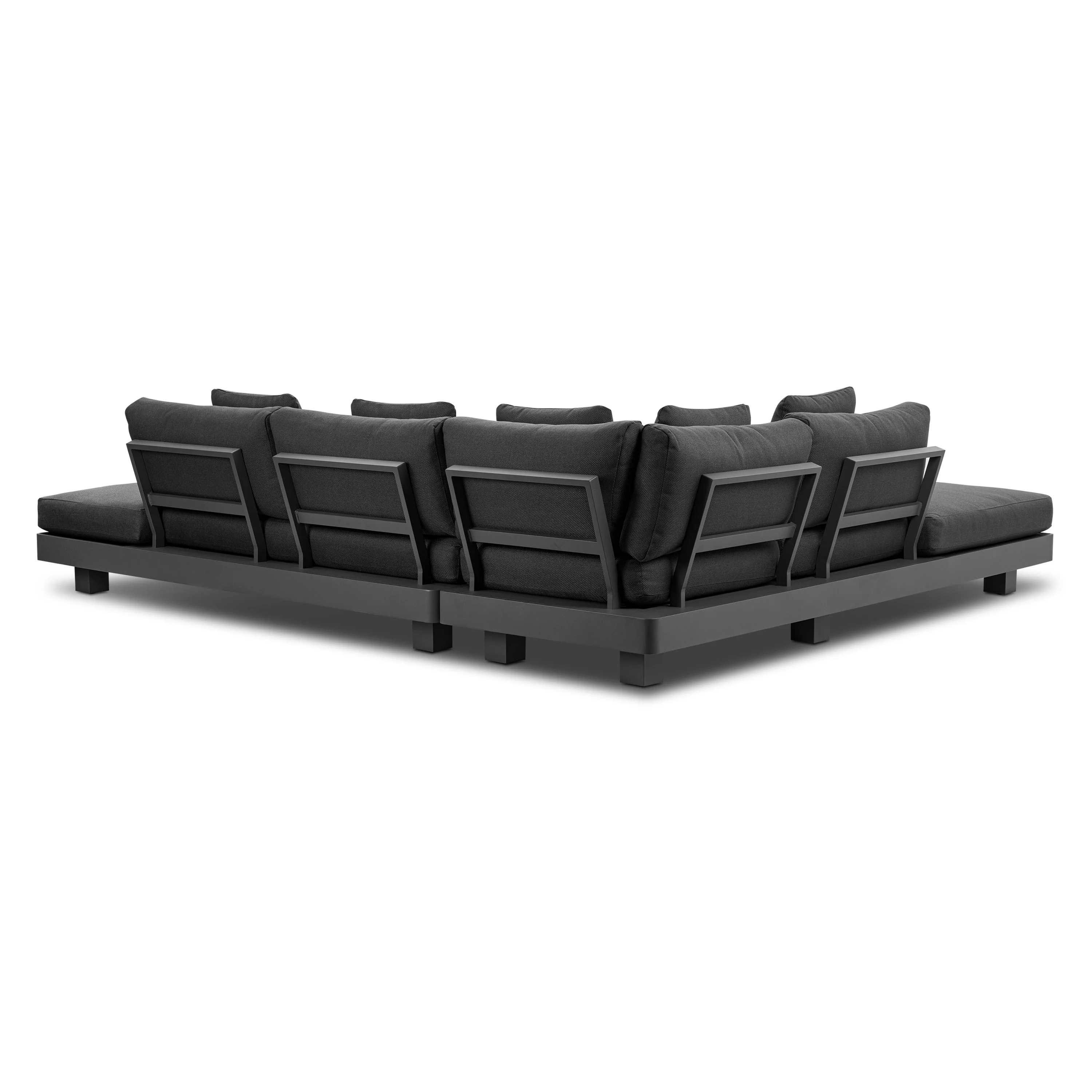 Palma Outdoor Corner Sectional | Medium Grey - Image 8
