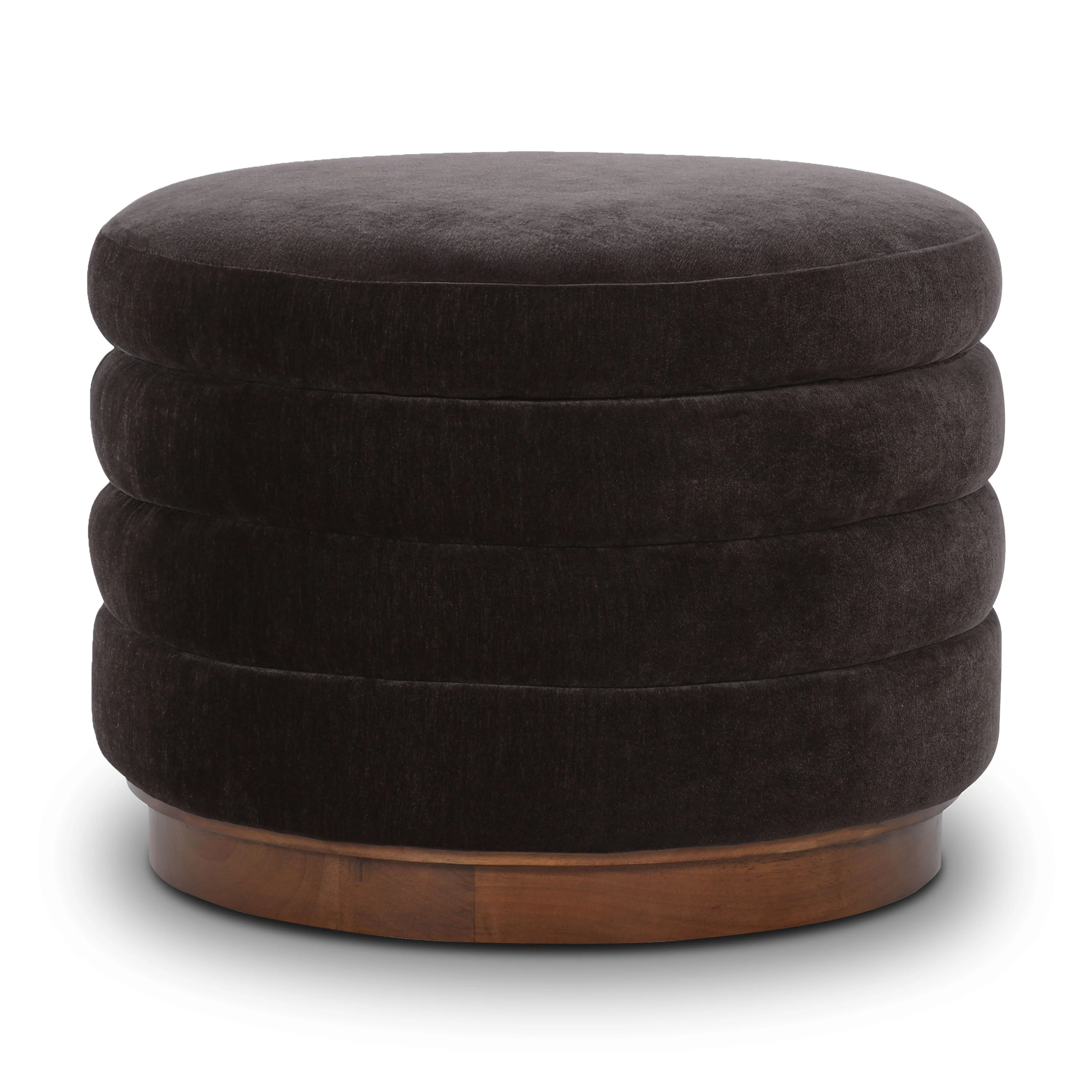 Paros Storage Ottoman | Ganache Brown - Image 5