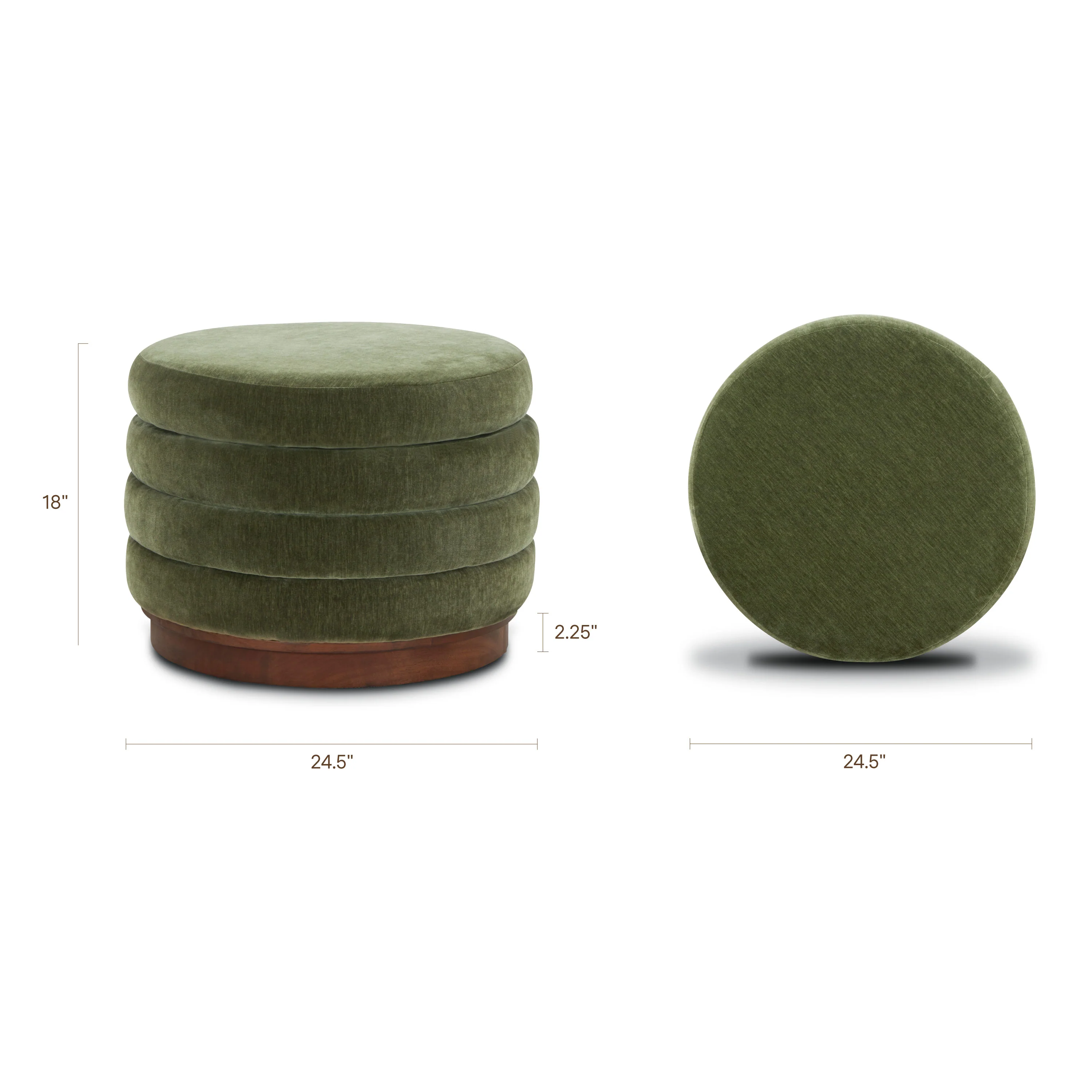 Paros Storage Ottoman | Sagano Green - Image 12