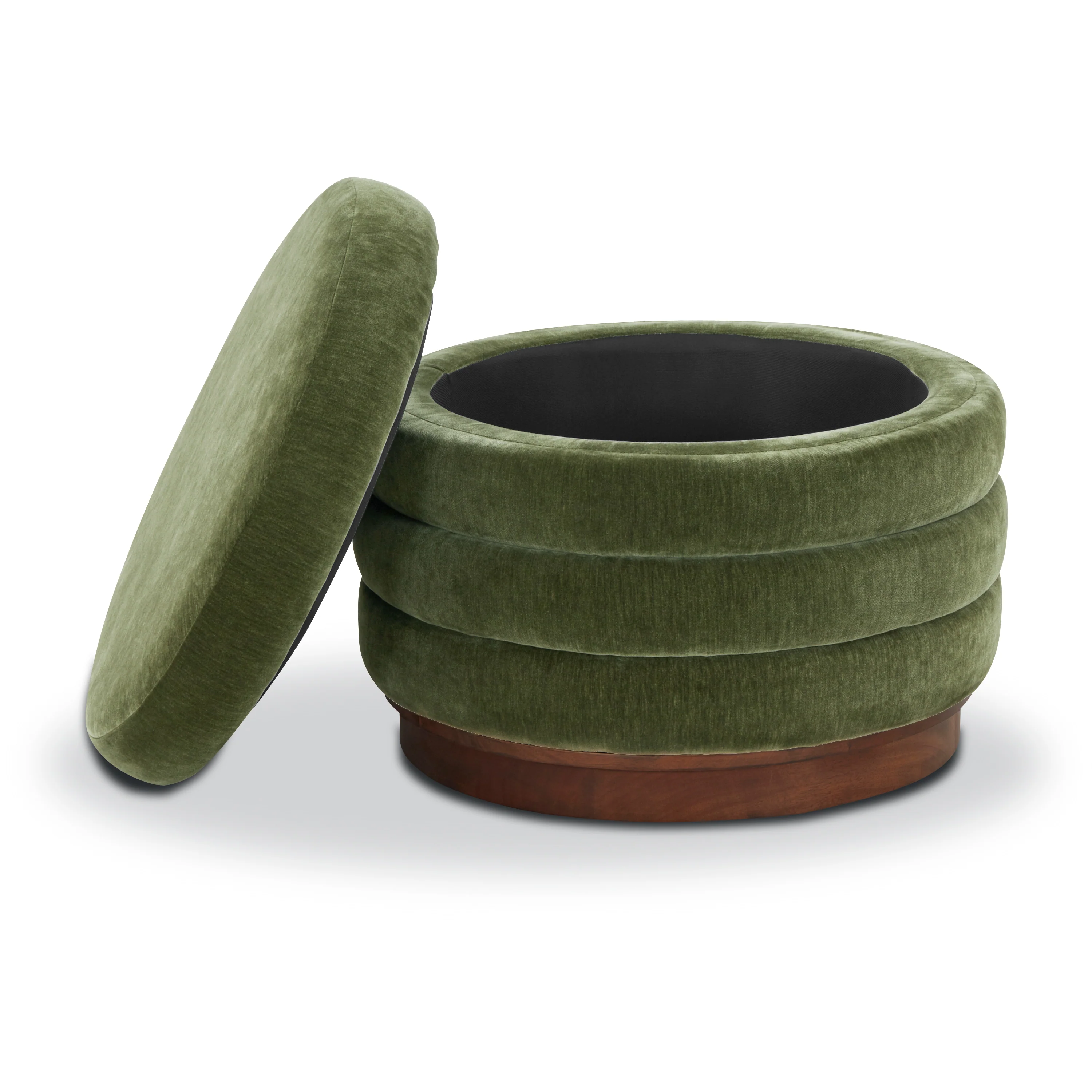 Paros Storage Ottoman | Sagano Green - Image 6