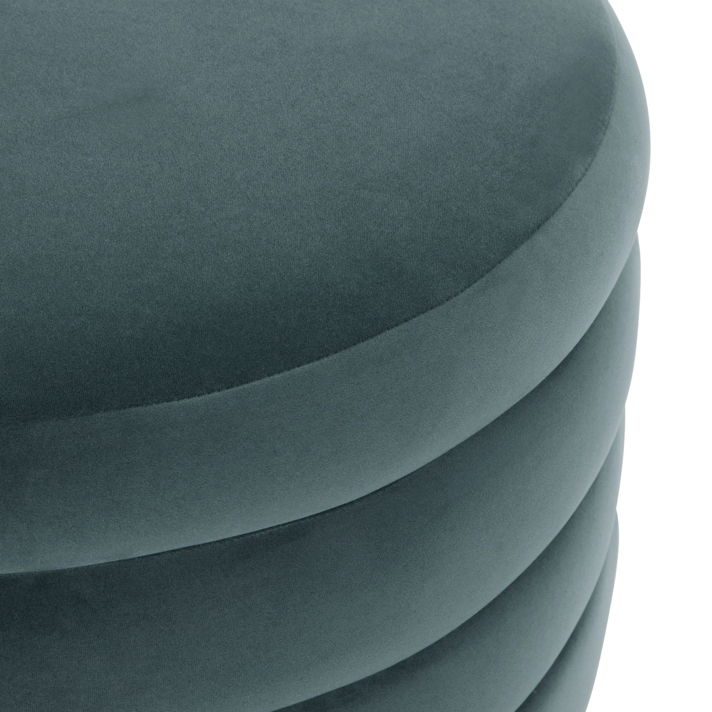 Paros Storage Ottoman | Shadow Teal - Image 9