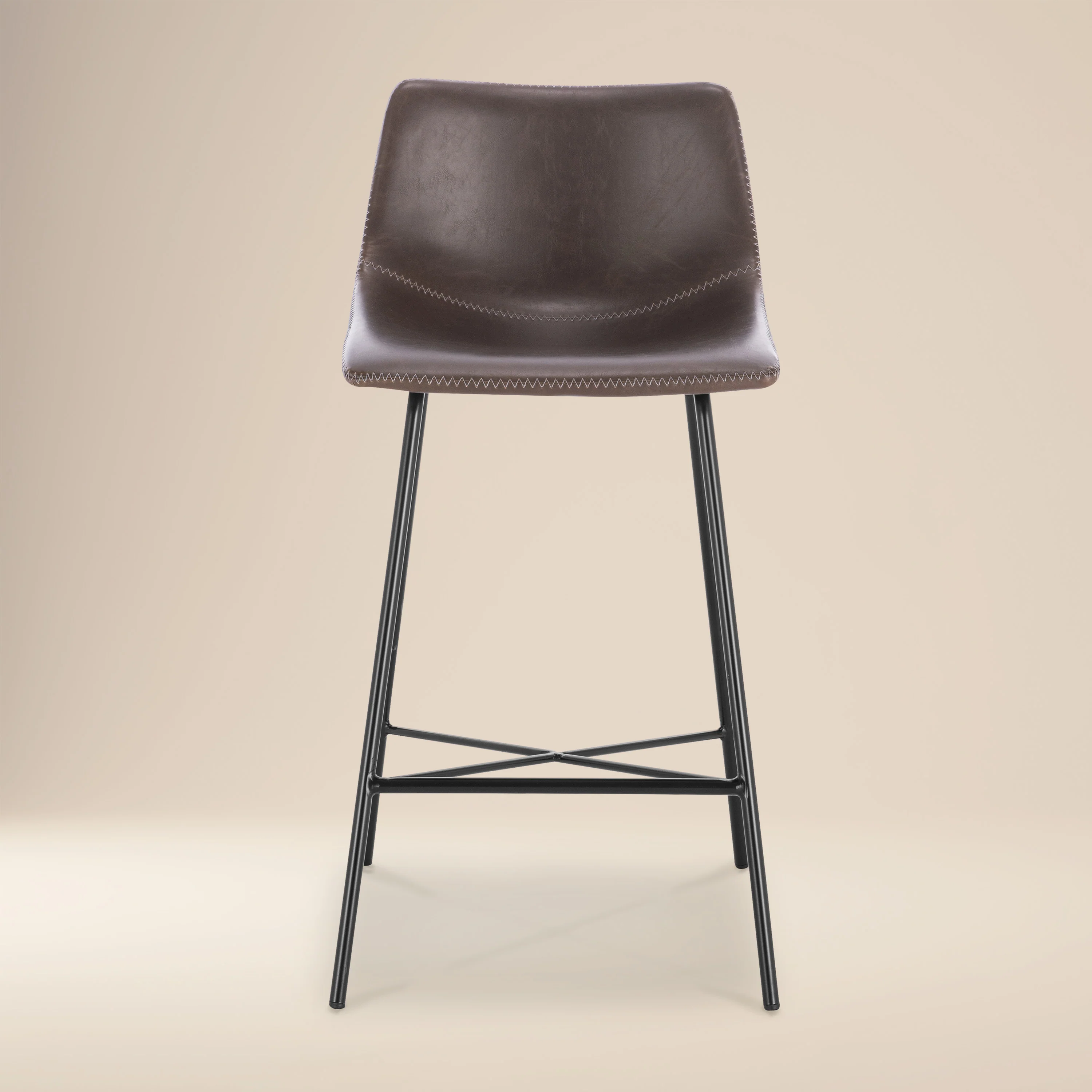 Paxton 24” Counter Height Stool | Brown | Set of 2 - Image 2